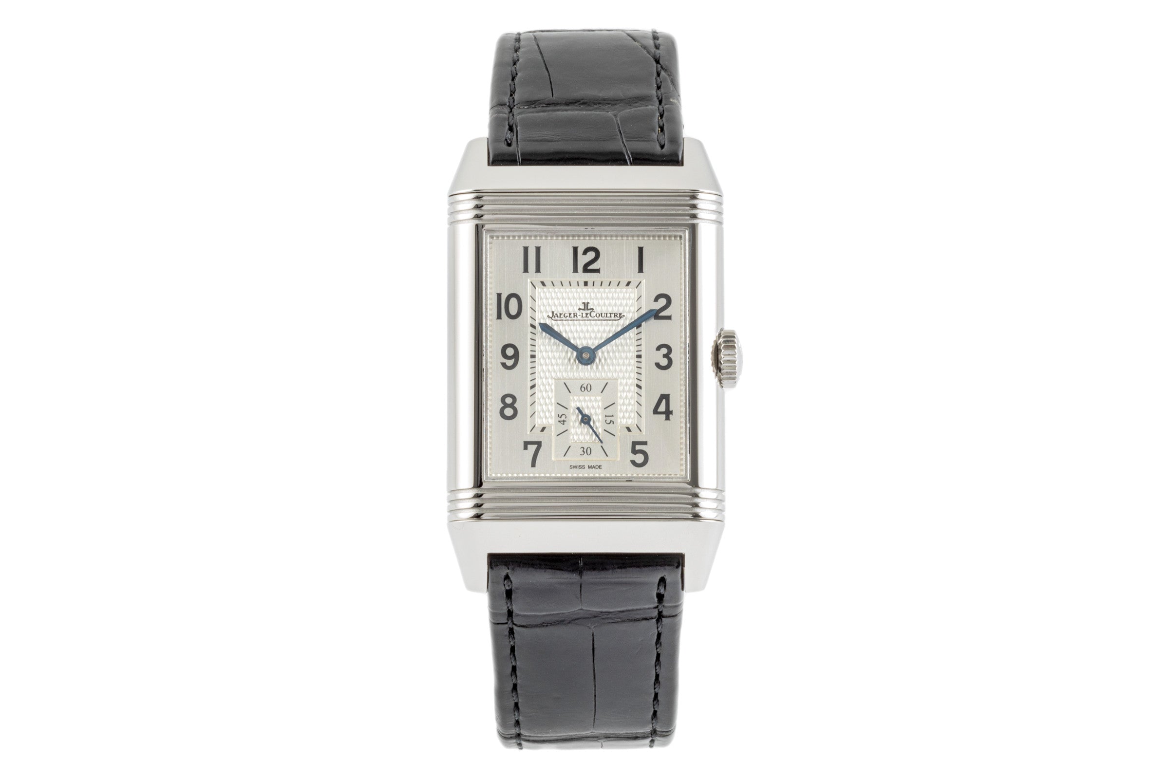 Jaeger LeCoultre Reverso steel manual winding men's watch 215.8.D4/Q3848420 LP: 14300EUR  [2302723]