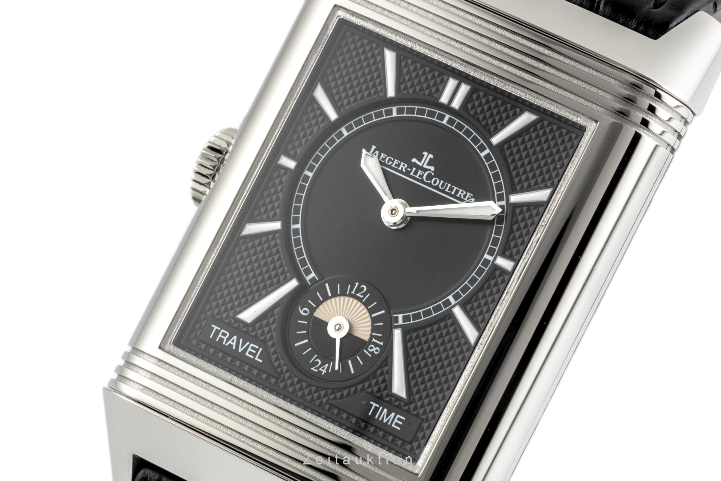 Jaeger LeCoultre Reverso steel manual winding men's watch 215.8.D4/Q3848420 LP: 14300EUR  [2302723]