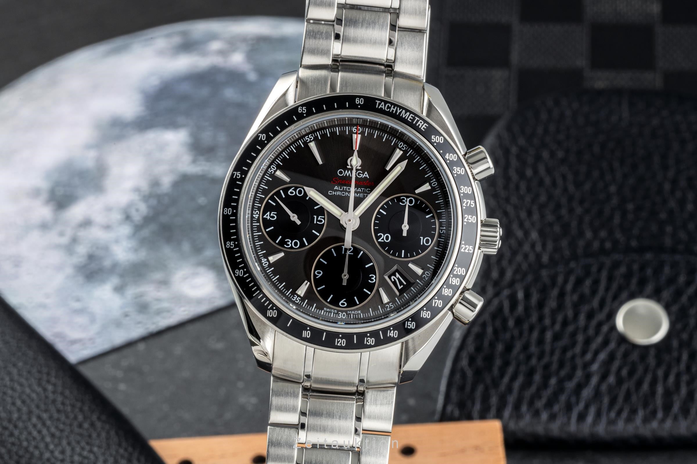 Omega Speedmaster chronograph steel automatic men's watch 323.30.40.40.06.001,178.0066 LP: 10100EUR  [2302727]