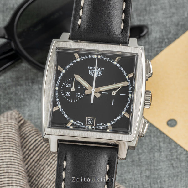 Tag Heuer Monaco Chronograph Stahl Automatik Herrenuhr Ref. CS2110 VP: 7550,- € [2302740]