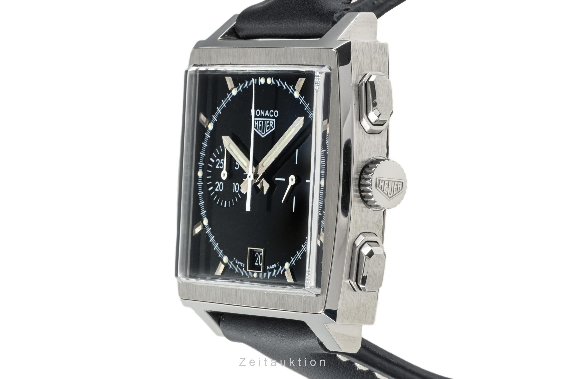 Tag Heuer Monaco Chronograph Stahl Automatik Herrenuhr Ref. CS2110 VP: 7550,- € [2302740]