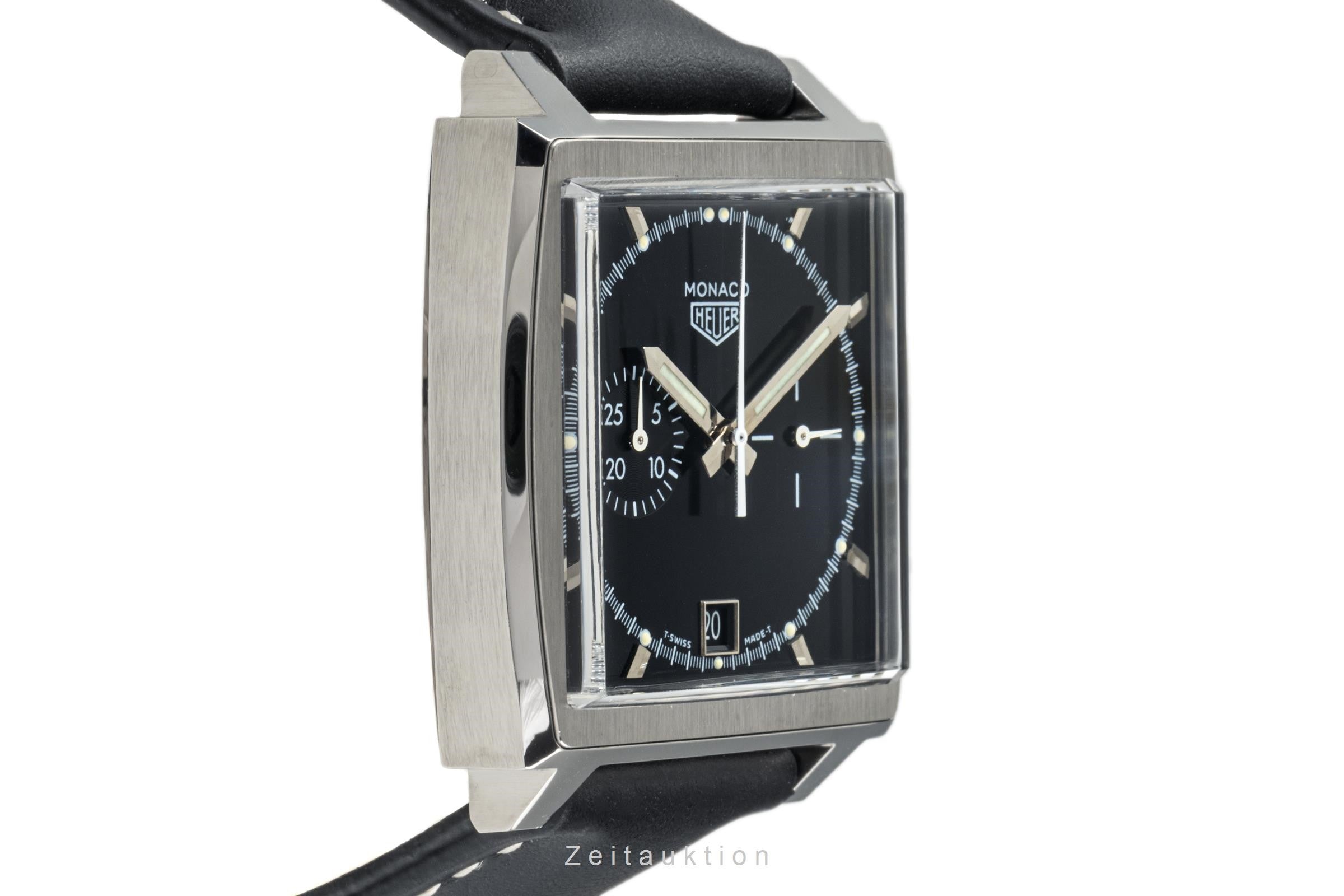 Tag Heuer Monaco Chronograph Stahl Automatik Herrenuhr Ref. CS2110 VP: 7550,- € [2302740]