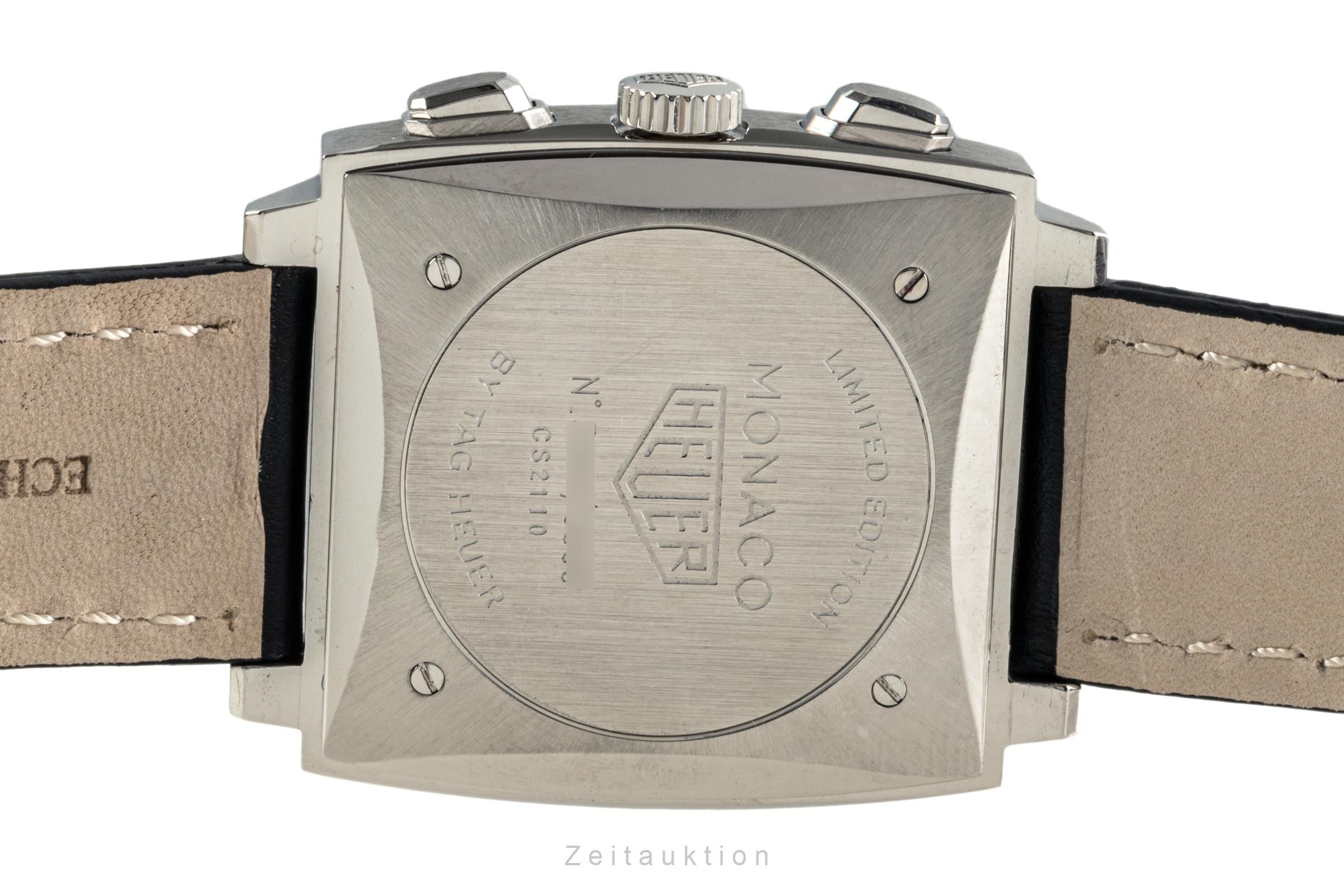 Tag Heuer Monaco Chronograph Stahl Automatik Herrenuhr Ref. CS2110 VP: 7550,- € [2302740]
