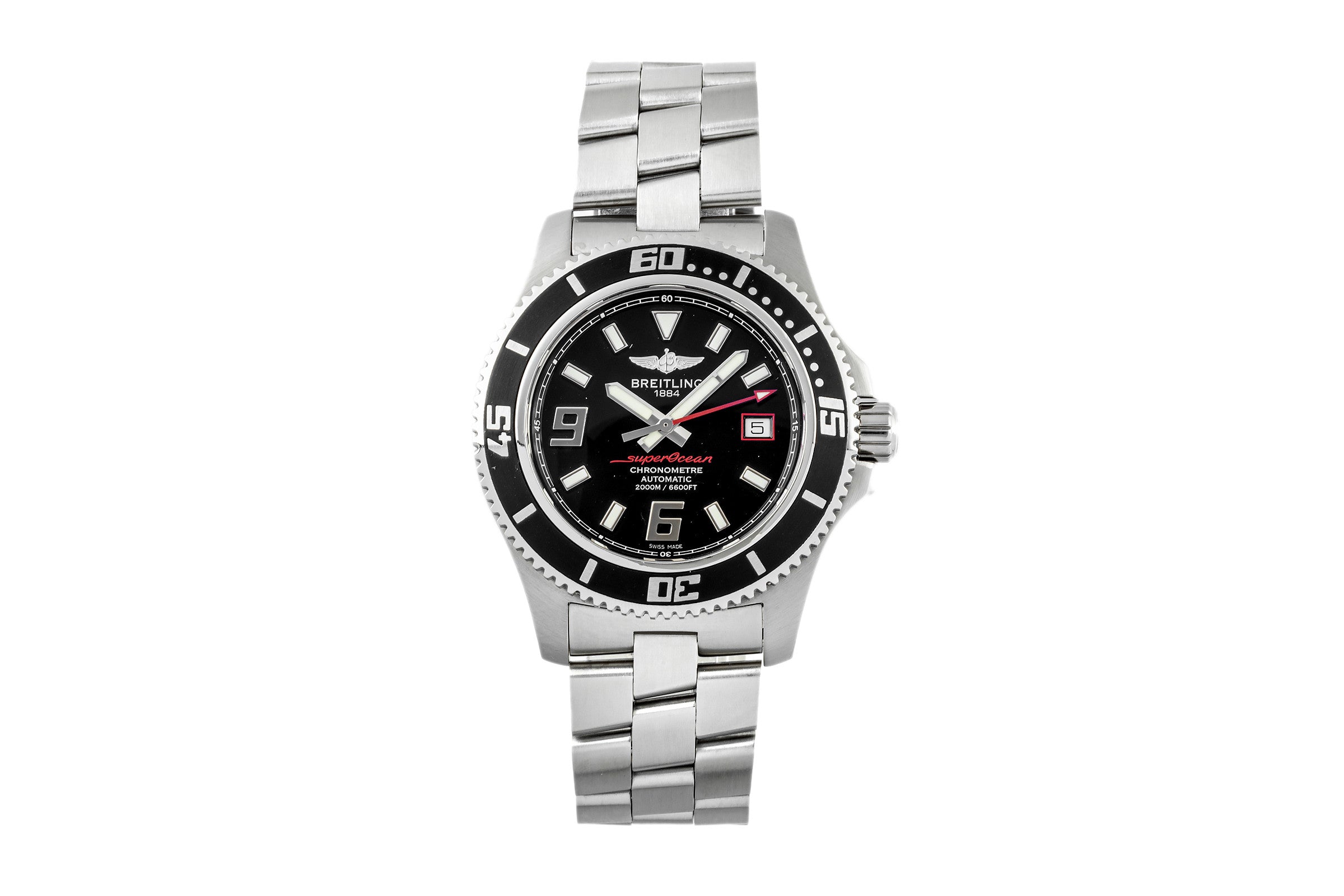 Breitling Superocean 44 Edelstahl Automatik Herrenuhr Ref A17391 VP: 5150 € [2302761]