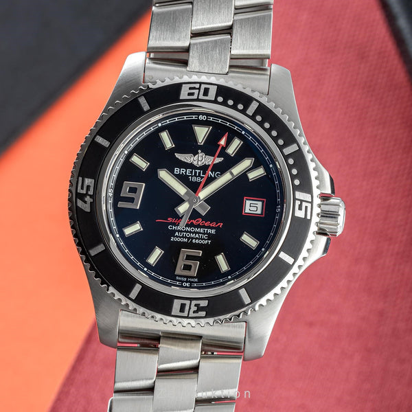 Breitling Superocean 44 Edelstahl Automatik Herrenuhr Ref A17391 VP: 5150 € [2302761]