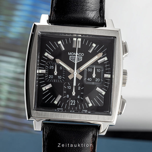 Tag Heuer Monaco cronógrafo acero automático reloj para caballeros CS2111 LP: 7550EUR  [2302772]