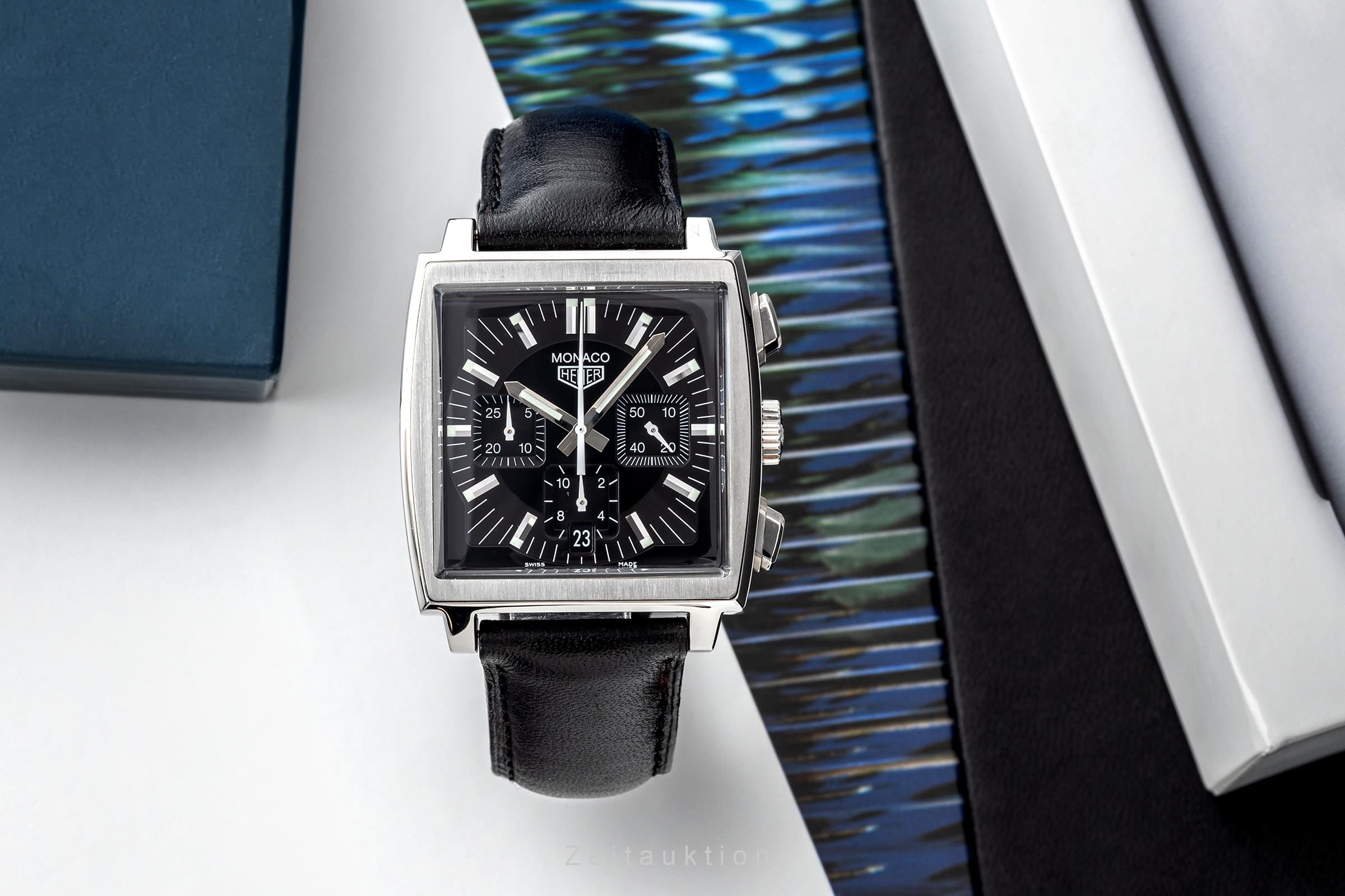 Tag Heuer Monaco cronógrafo acero automático reloj para caballeros CS2111 LP: 7550EUR  [2302772]