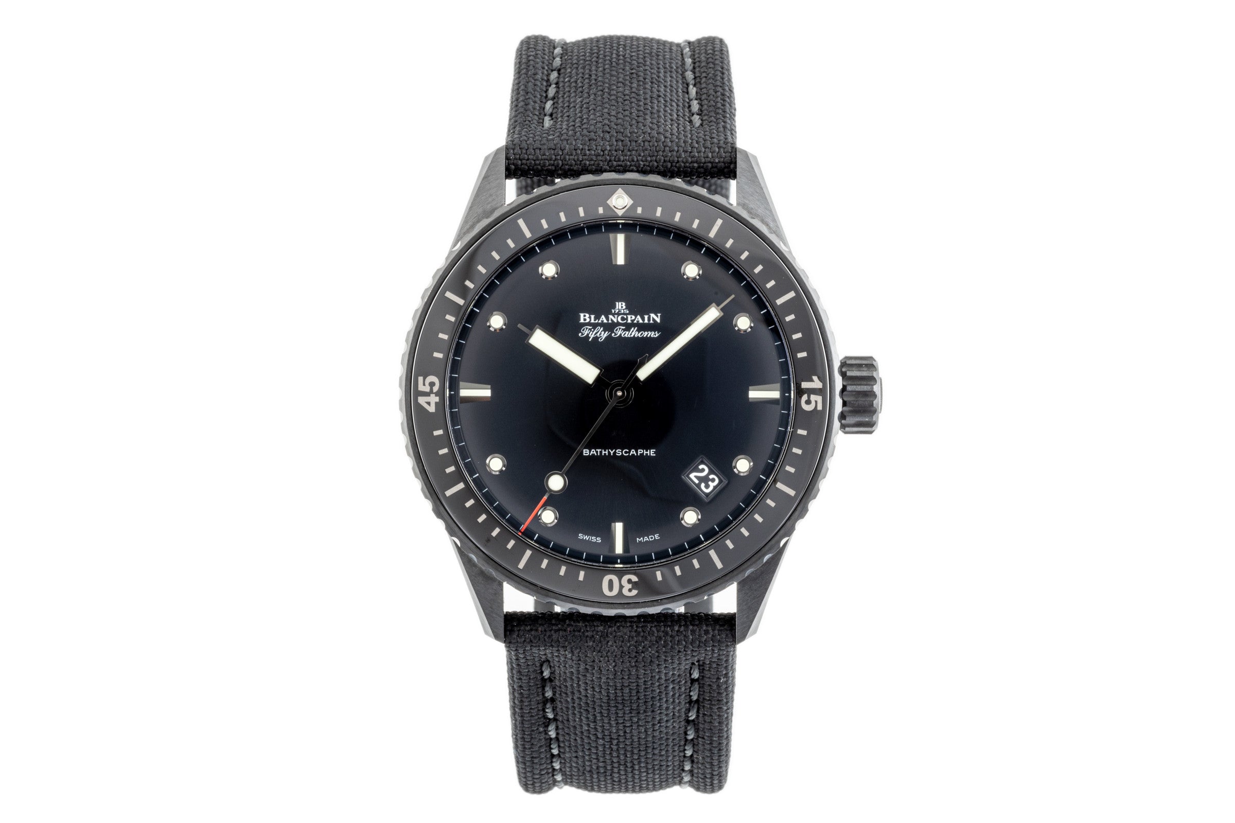 Blancpain Fifty Fathoms ceramic automatic men's watch 5000-0130-B52A LP: 13650EUR  [2302800]