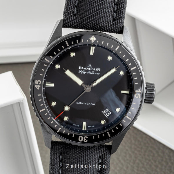 Blancpain Fifty Fathoms ceramic automatic men's watch 5000-0130-B52A LP: 13650EUR  [2302800]