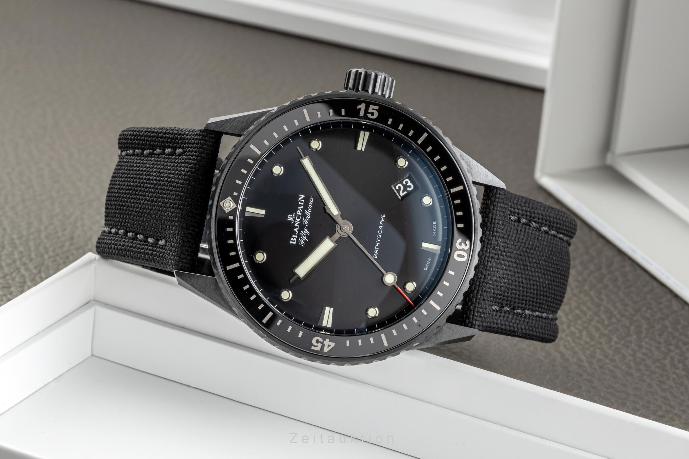 Blancpain Fifty Fathoms ceramic automatic men's watch 5000-0130-B52A LP: 13650EUR  [2302800]