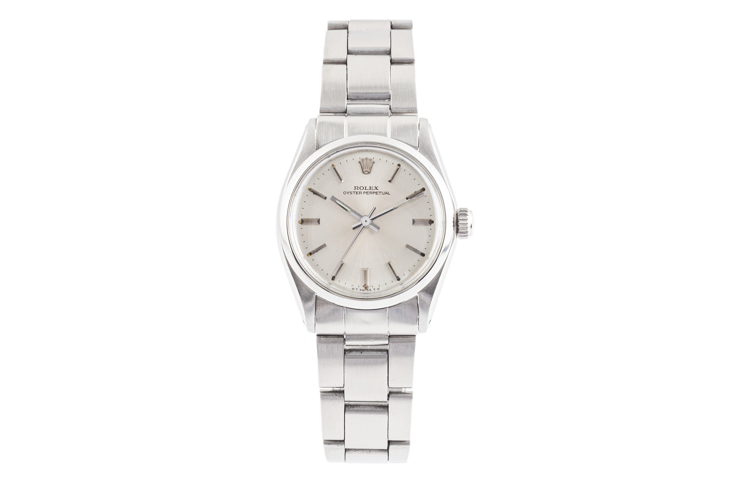 Rolex Oyster Perpetual acciaio automatismo orologio da uomo 6748 LP: 5500EUR Vintage  [2302856]