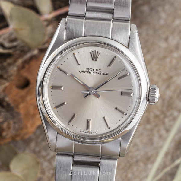Rolex Oyster Perpetual acciaio automatismo orologio da uomo 6748 LP: 5500EUR Vintage  [2302856]