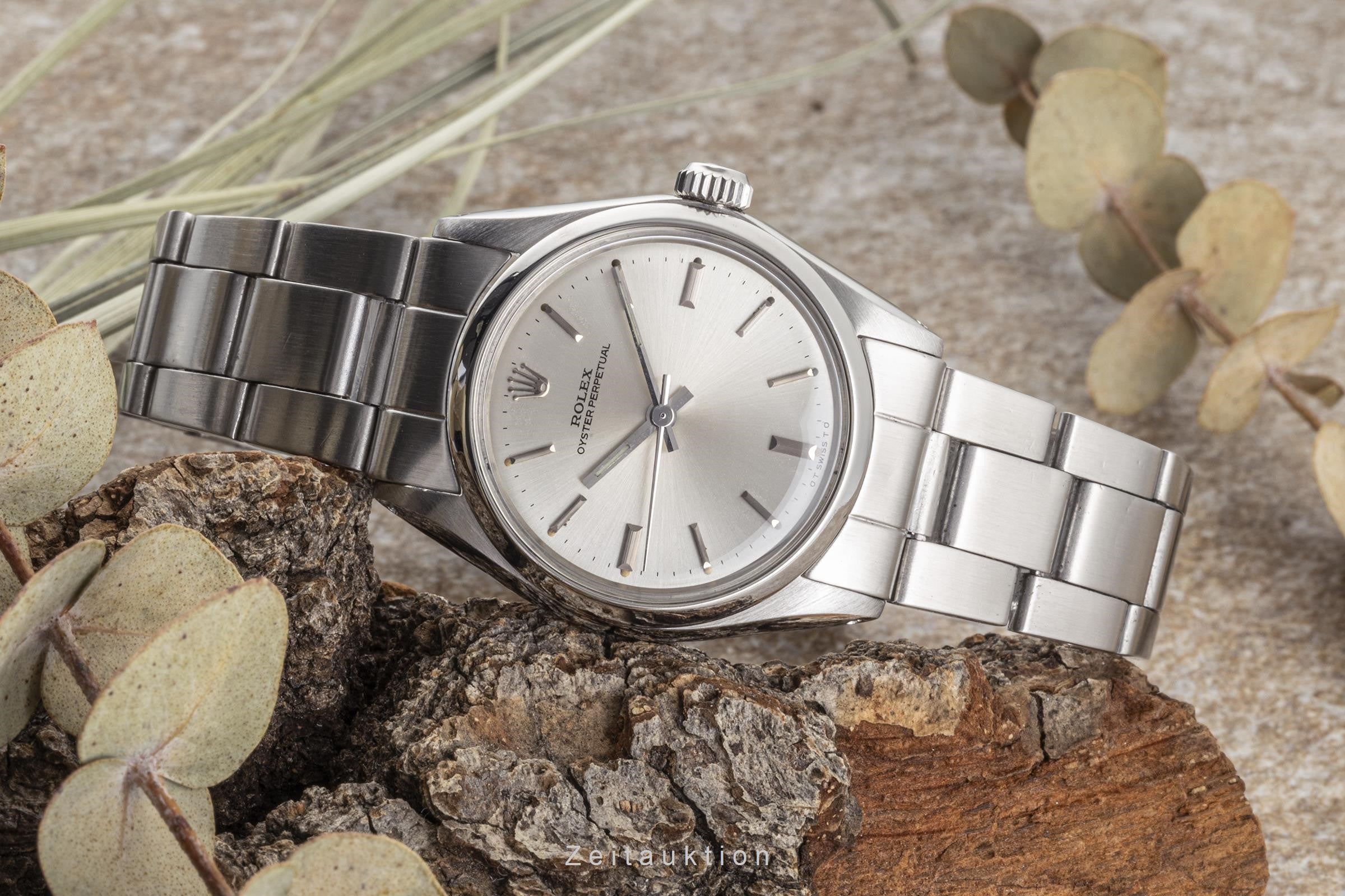 Rolex Oyster Perpetual acciaio automatismo orologio da uomo 6748 LP: 5500EUR Vintage  [2302856]