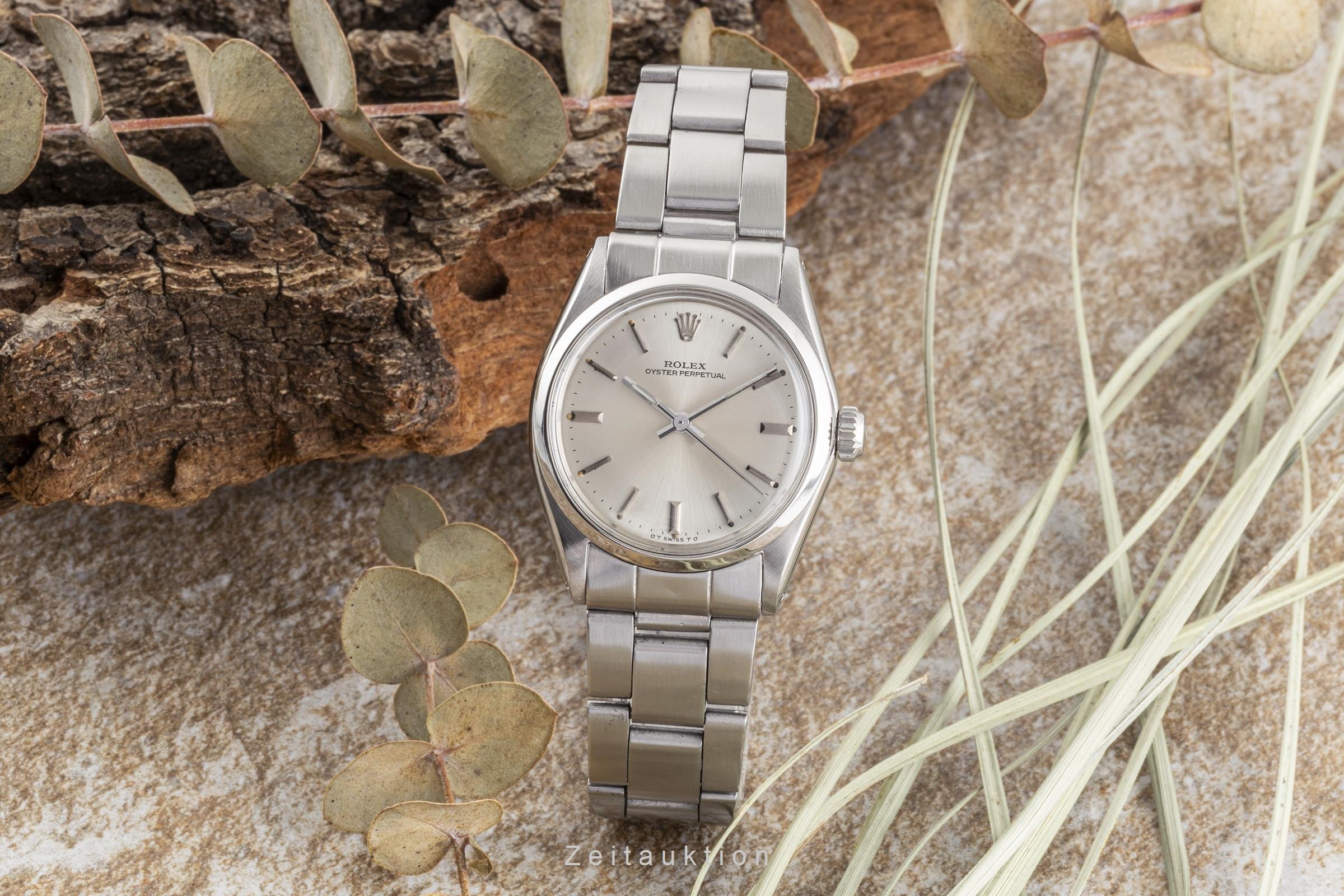 Rolex Oyster Perpetual acciaio automatismo orologio da uomo 6748 LP: 5500EUR Vintage  [2302856]