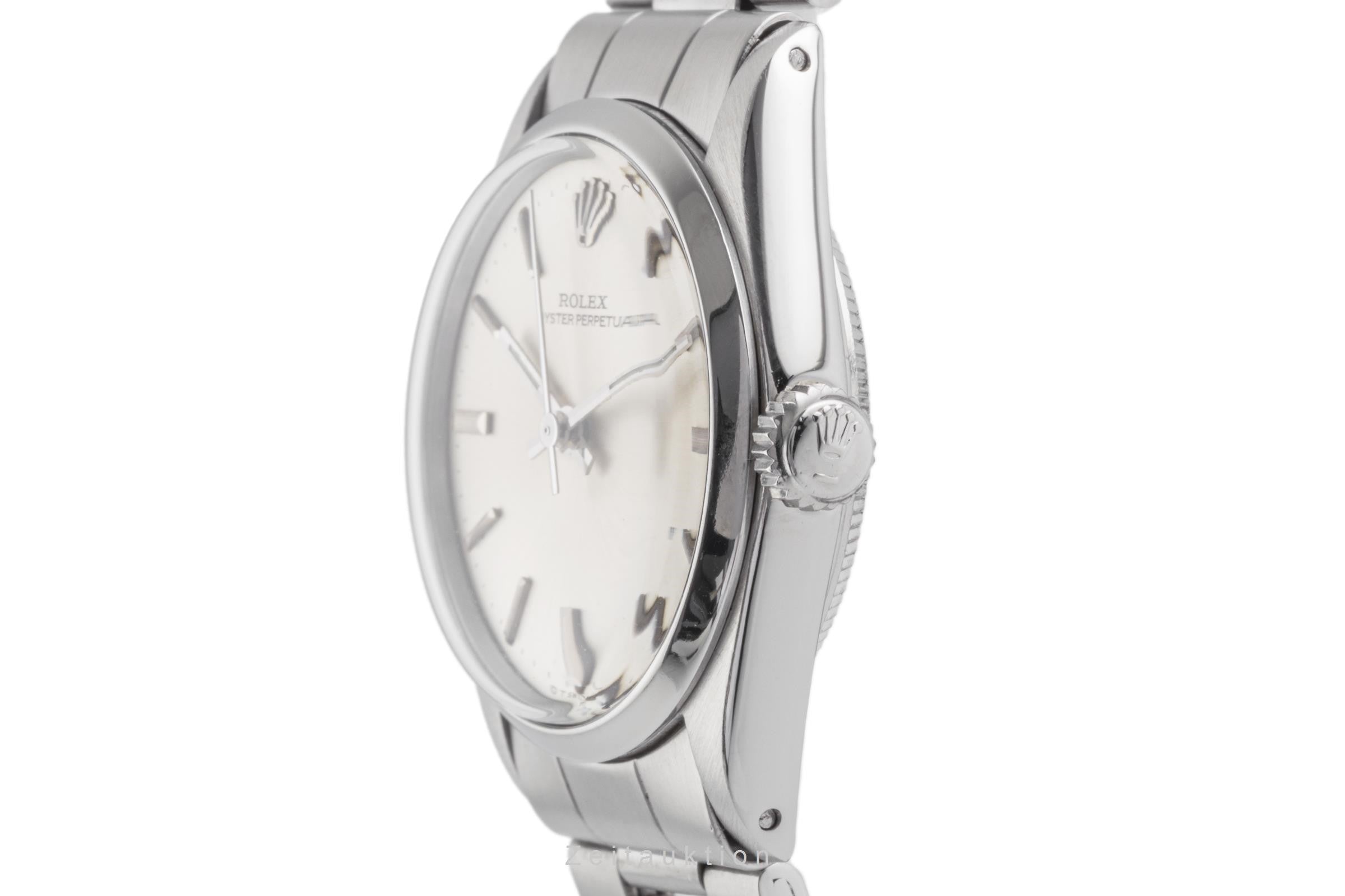 Rolex Oyster Perpetual acciaio automatismo orologio da uomo 6748 LP: 5500EUR Vintage  [2302856]