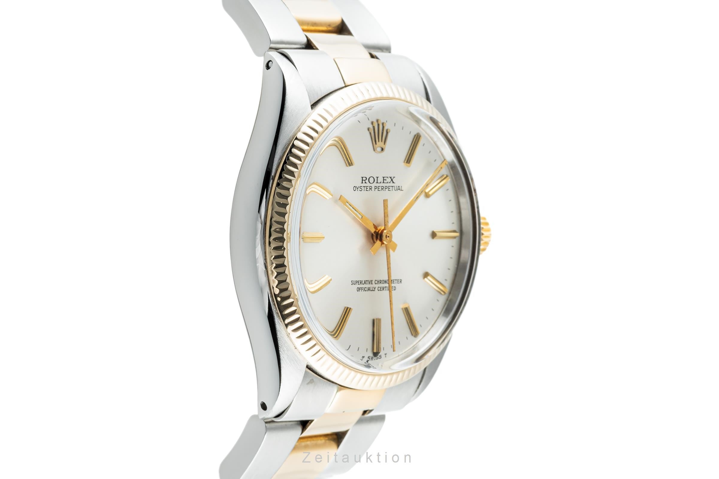Rolex Oyster Perpetual steel / gold automatic men's watch 1005 LP: 11550EUR Vintage  [2302862]