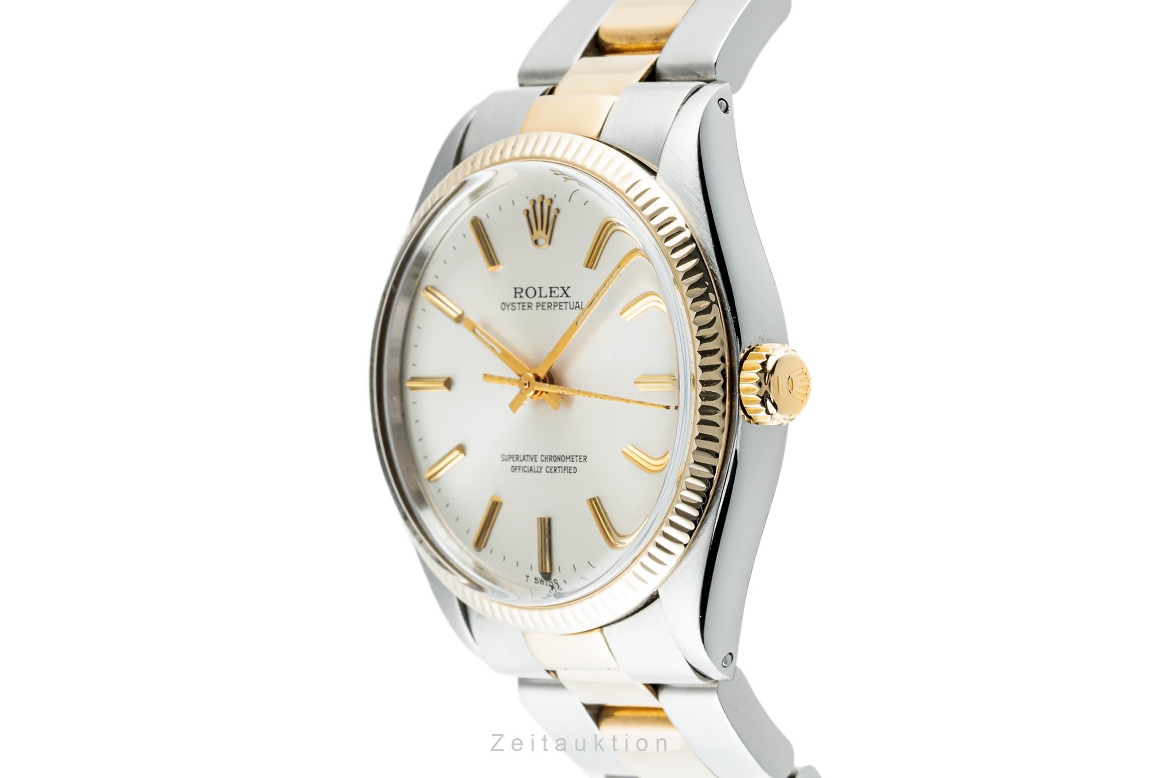 Rolex Oyster Perpetual steel / gold automatic men's watch 1005 LP: 11550EUR Vintage  [2302862]