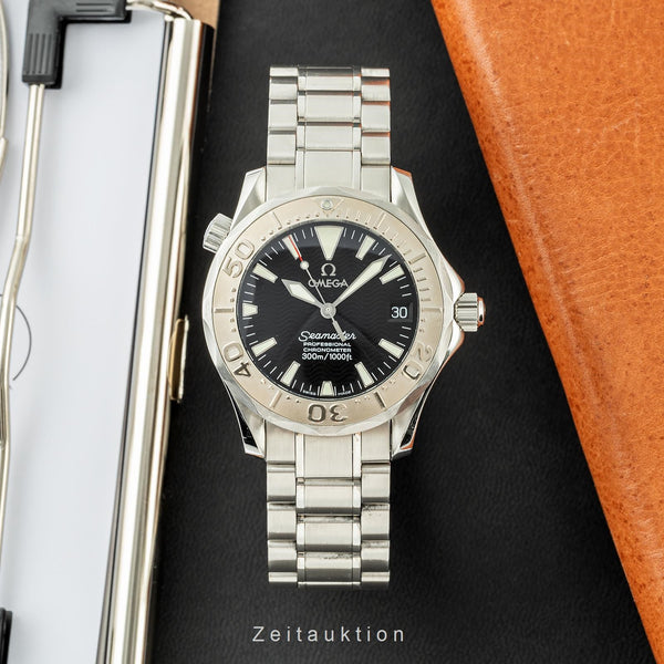 Omega Seamaster steel / white gold automatic men's watch 2236.50.00 VP: 7700EUR  [2302878]