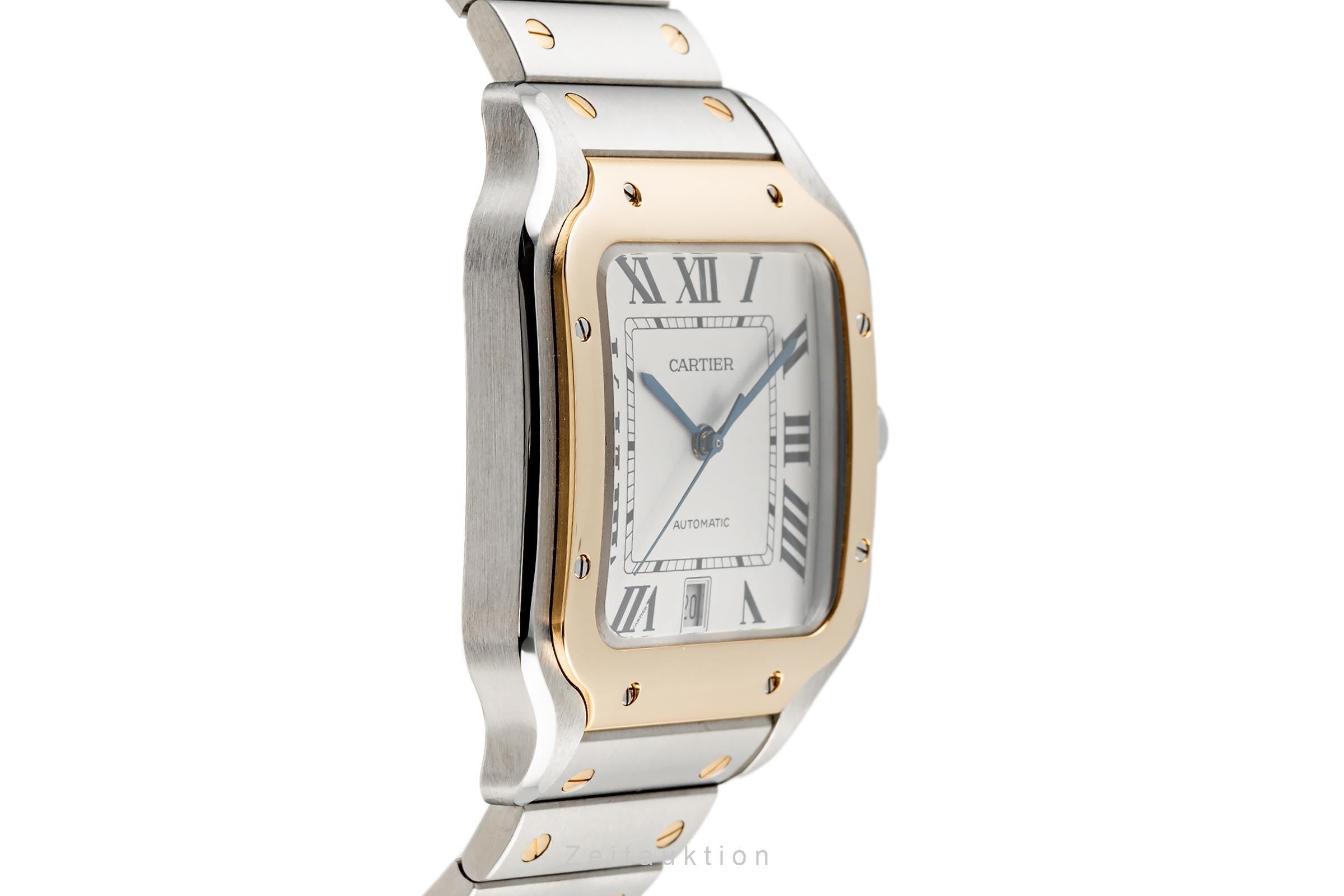 Cartier Santos steel / gold automatic men's watch W2SA0006  [2302946]