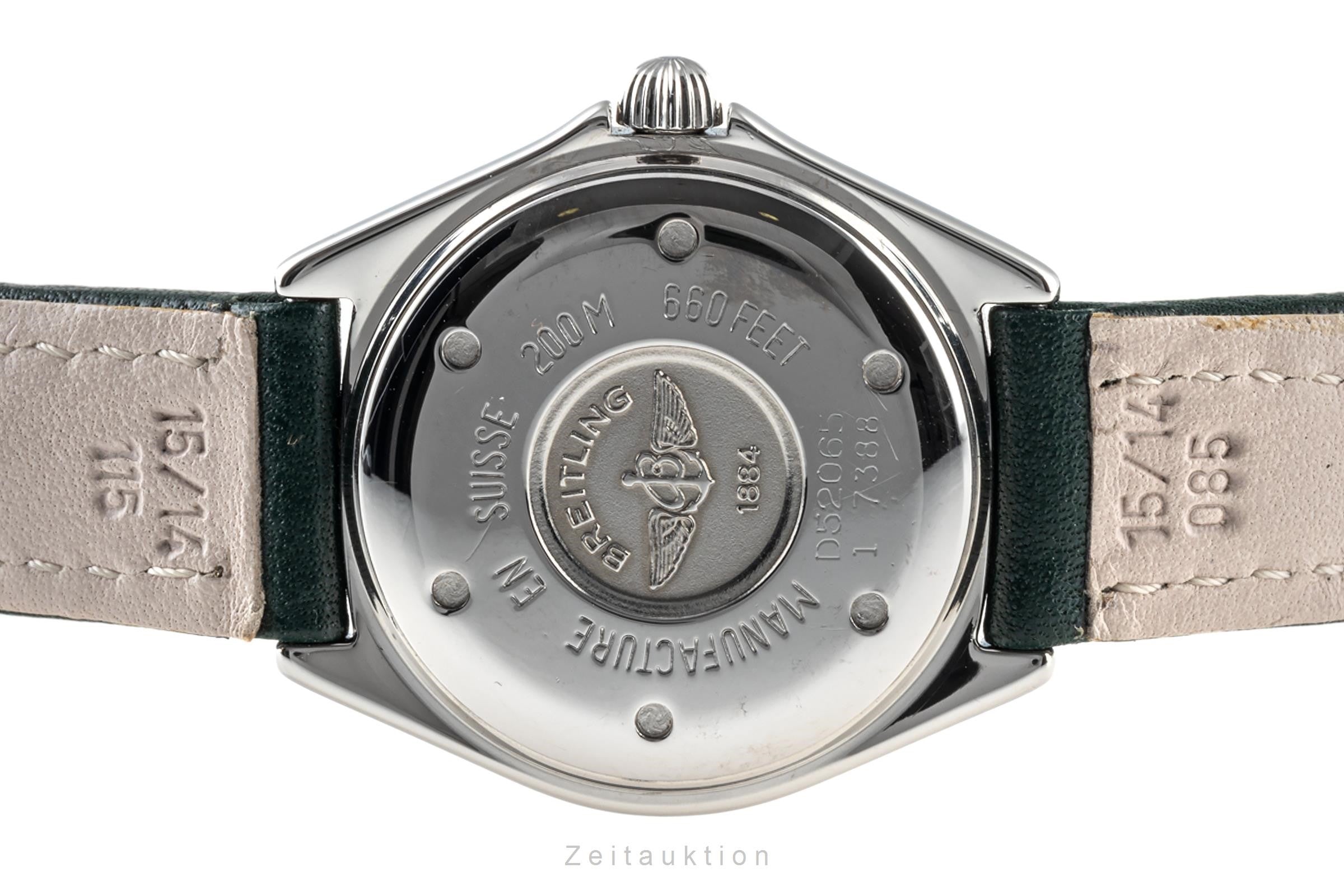 Breitling Lady J Stahl / Gold Damenuhr Datum Quarz Saphirglas Ref. D52065 [2302985]