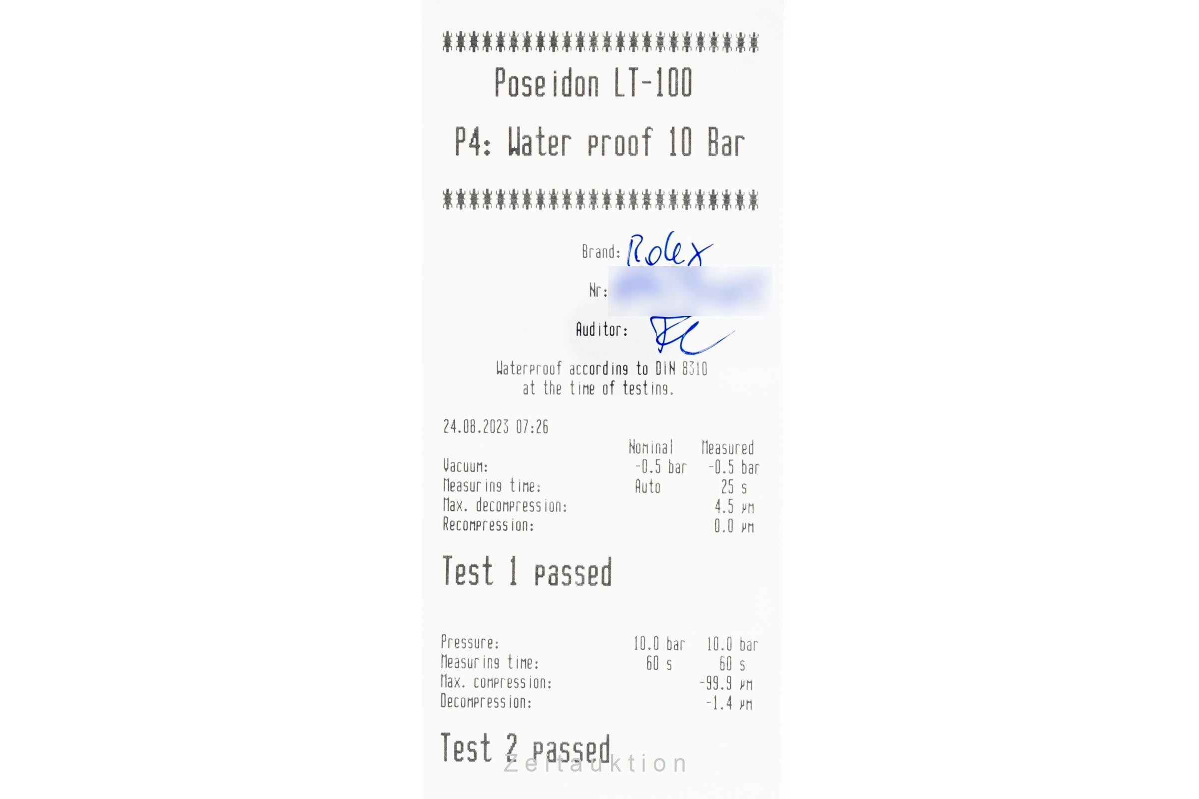 Rolex Oyster Perpetual 41 "Blue Dial" Automatik Herrenuhr Ref. 124300  [2302996]