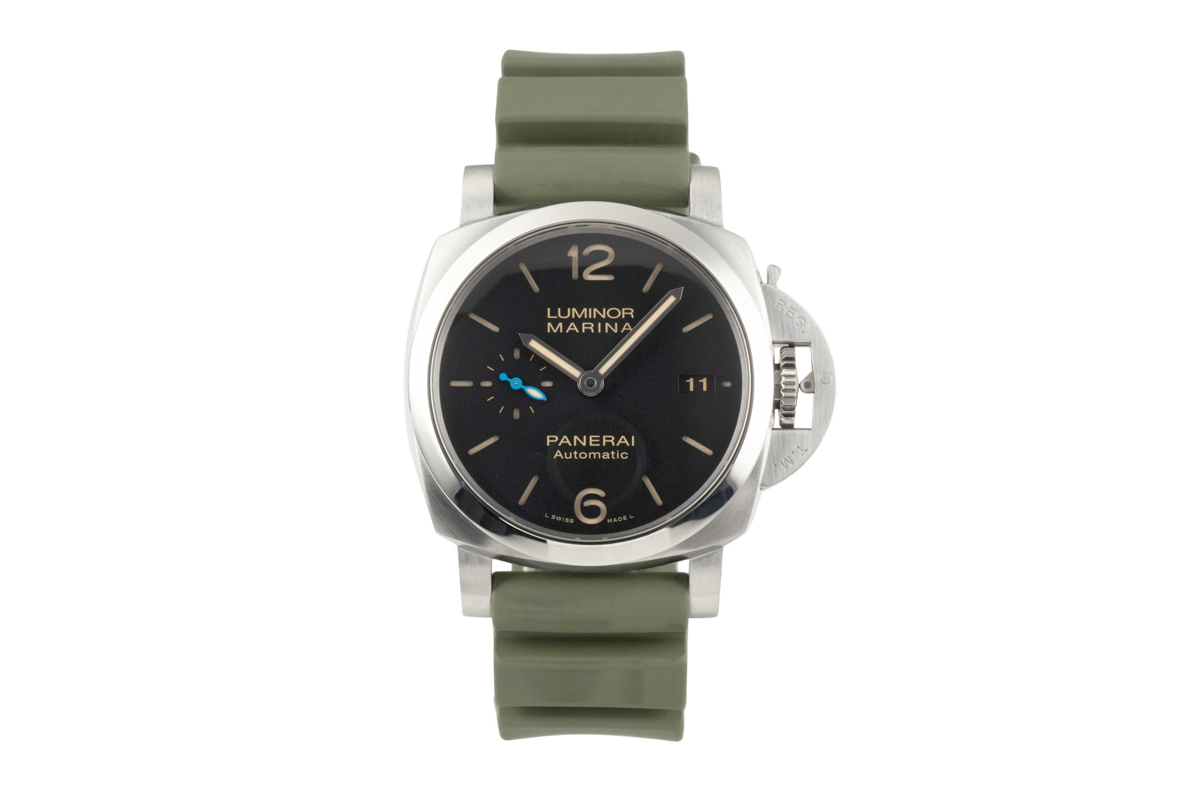 Panerai Luminor Marina acero automático reloj para caballeros PAM01392 LP: 8500EUR  [2303022]