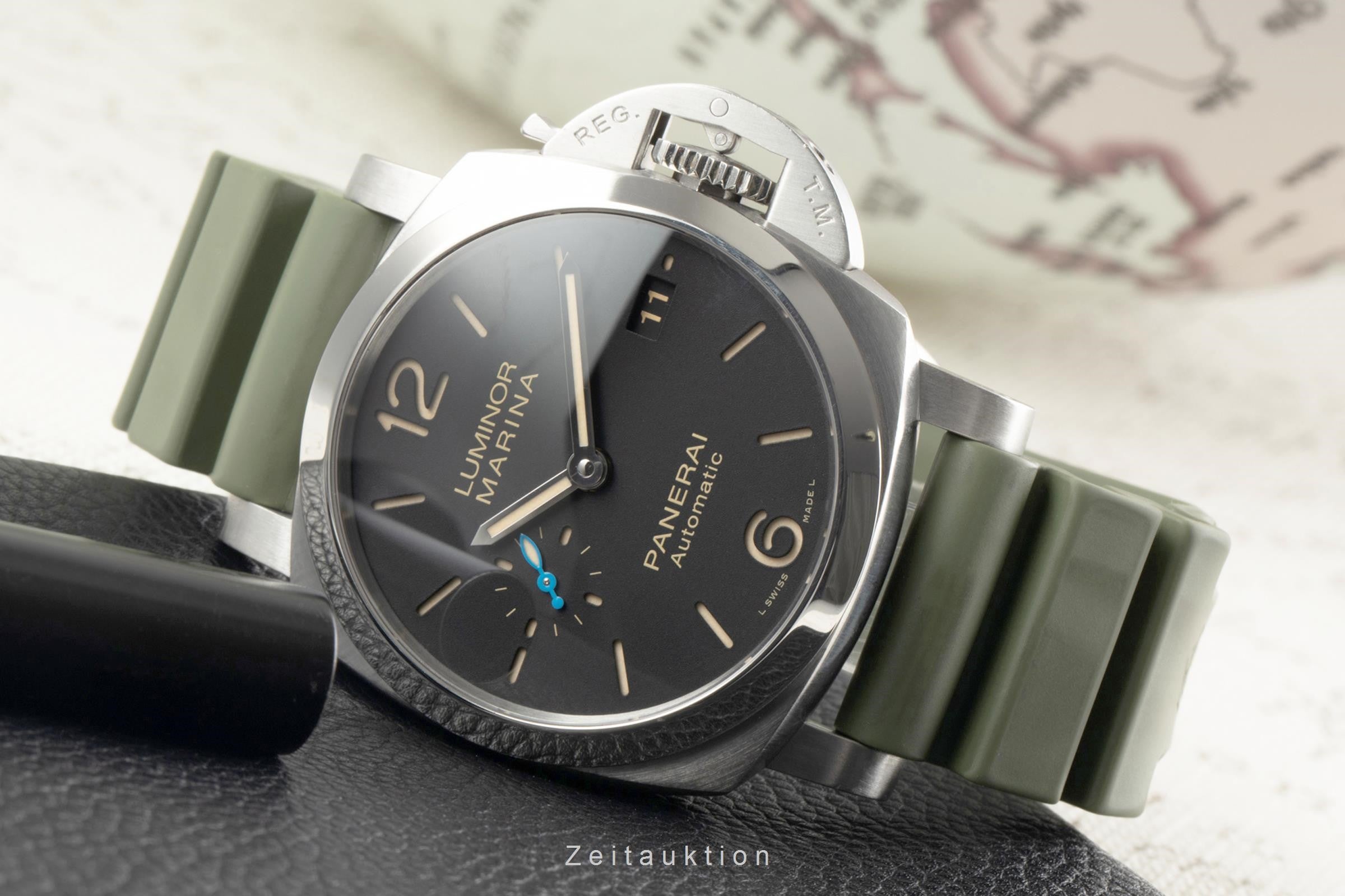 Panerai Luminor Marina acero automático reloj para caballeros PAM01392 LP: 8500EUR  [2303022]