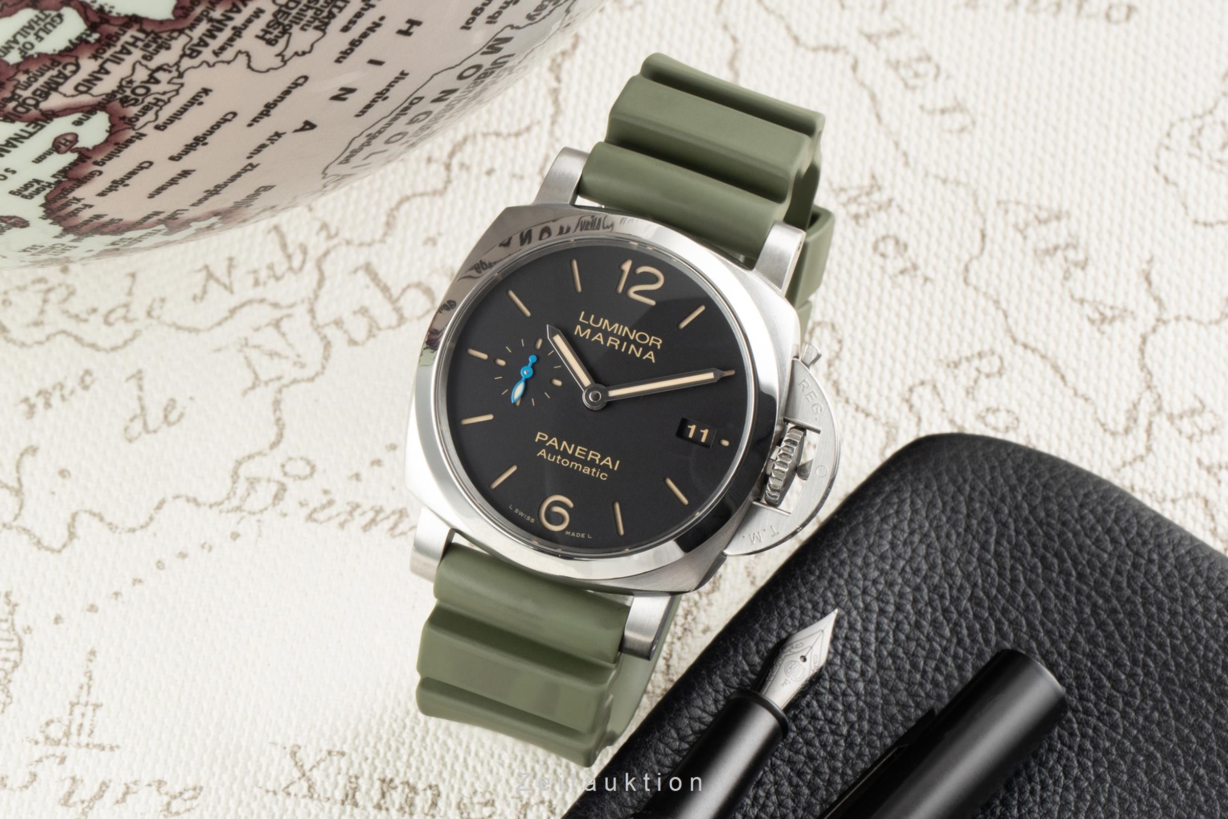 Panerai Luminor Marina acero automático reloj para caballeros PAM01392 LP: 8500EUR  [2303022]
