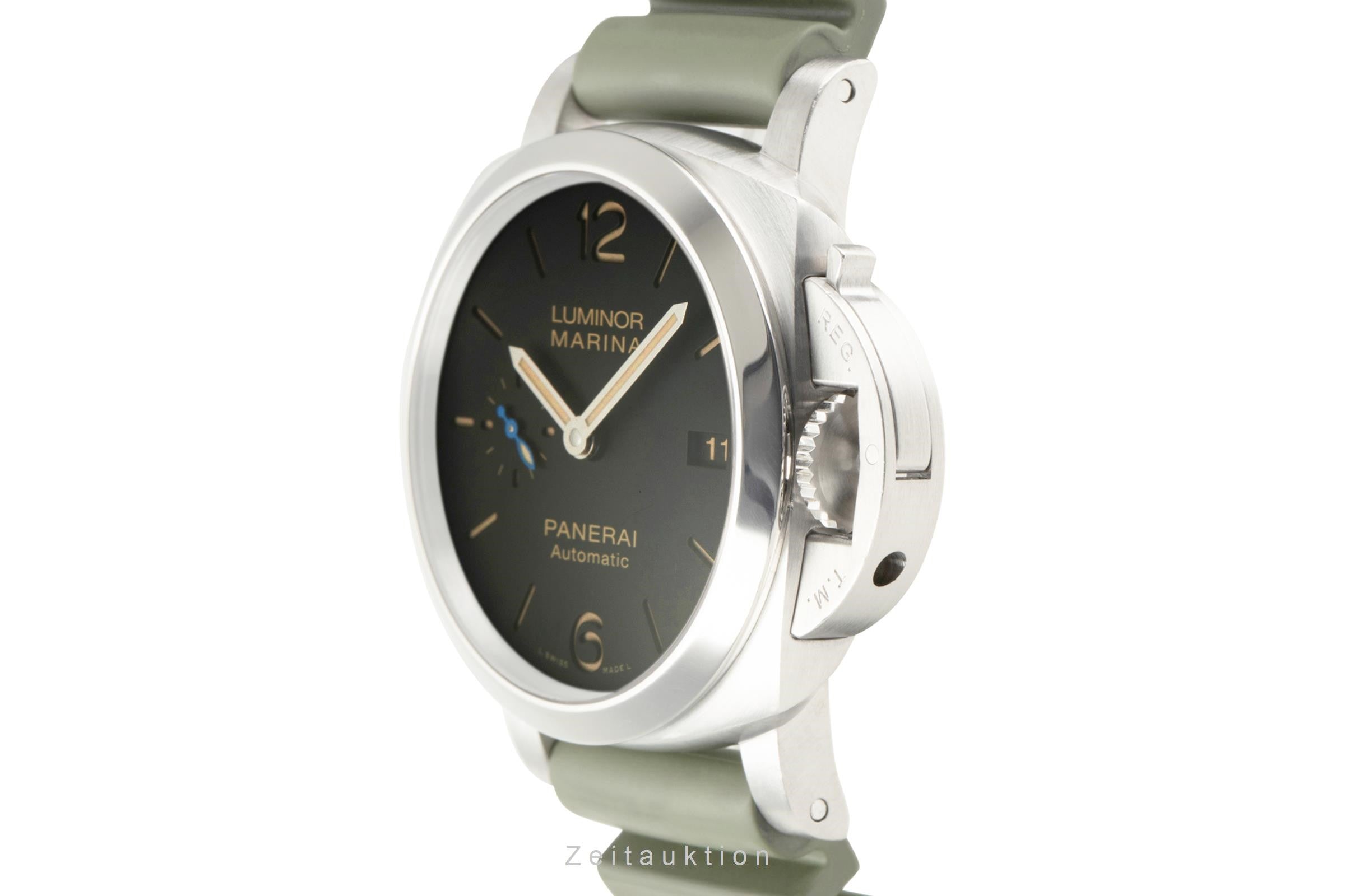 Panerai Luminor Marina acero automático reloj para caballeros PAM01392 LP: 8500EUR  [2303022]