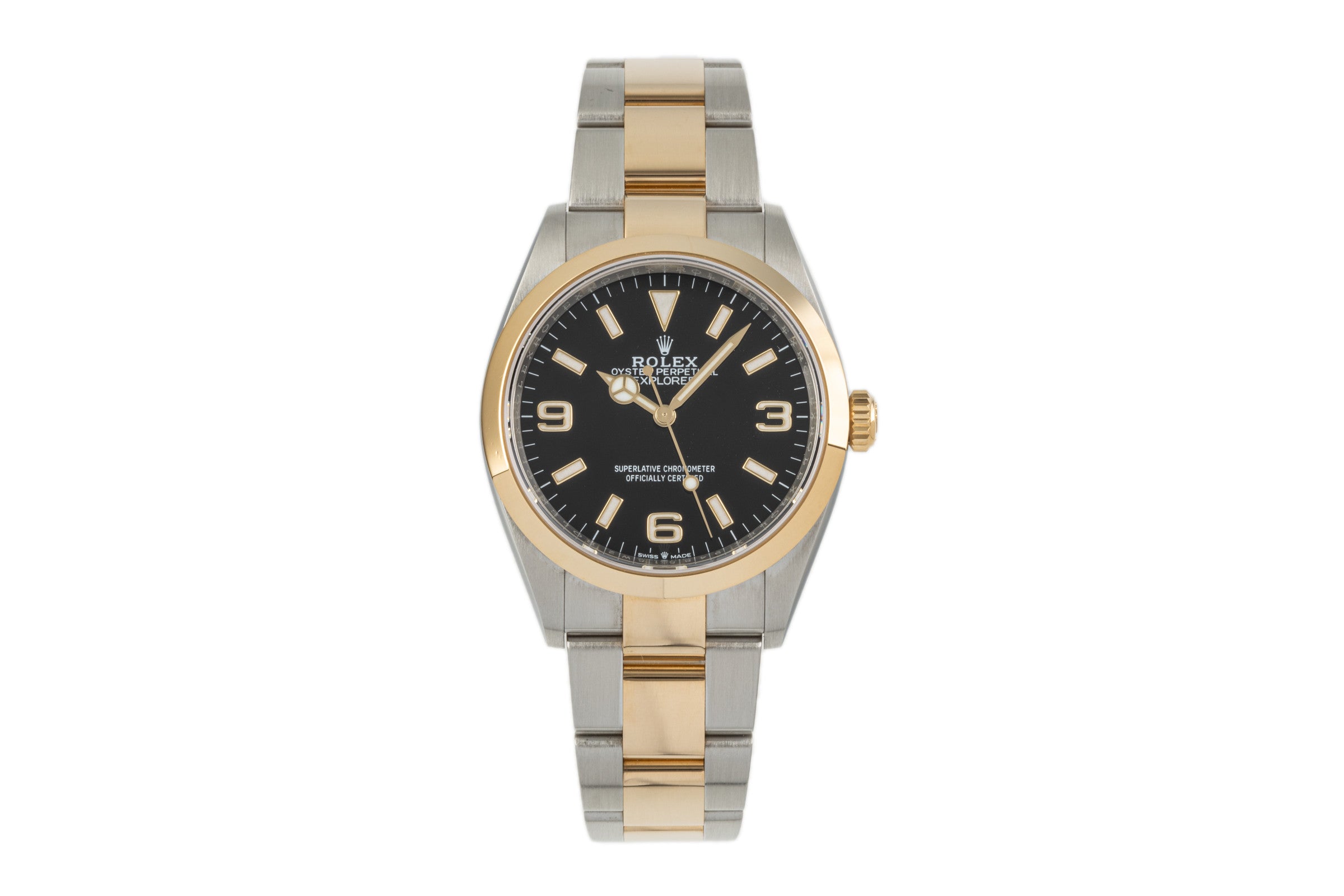 Rolex Explorer acciaio / oro automatismo orologio da uomo 124273 LP: 11550EUR  [2303033]