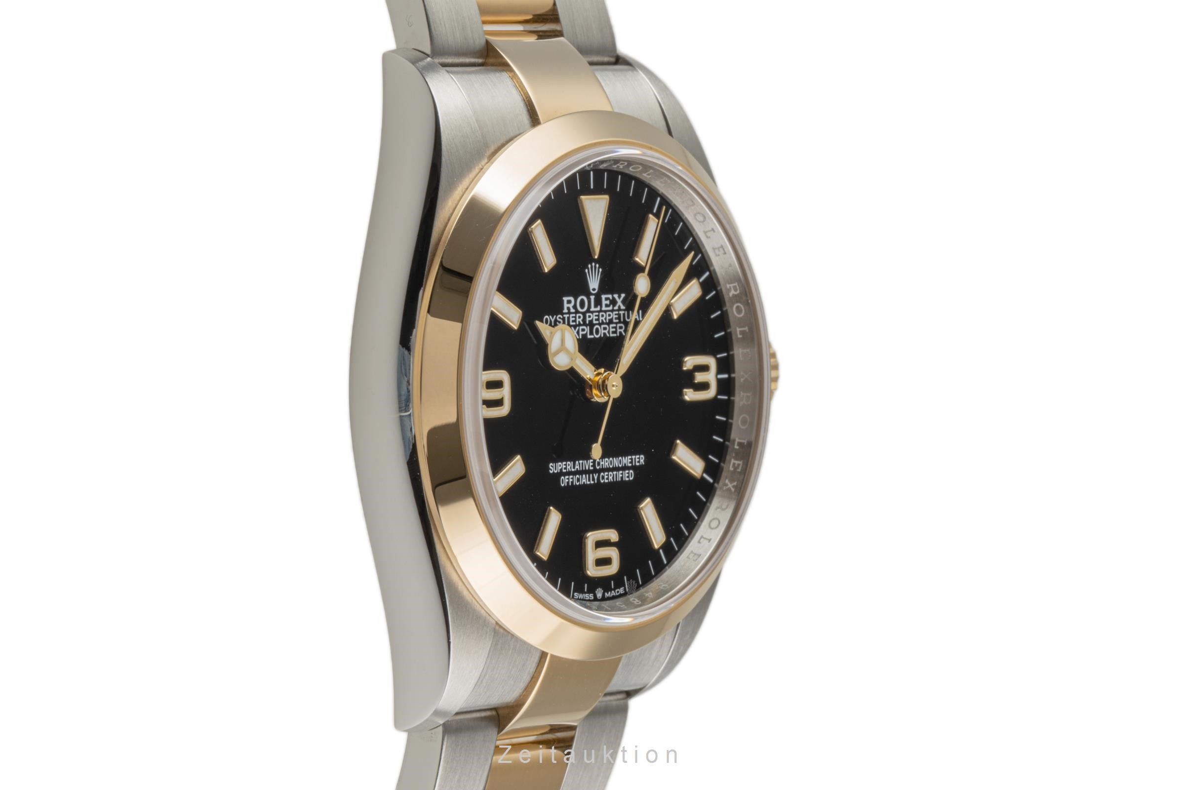 Rolex Explorer acciaio / oro automatismo orologio da uomo 124273 LP: 11550EUR  [2303033]