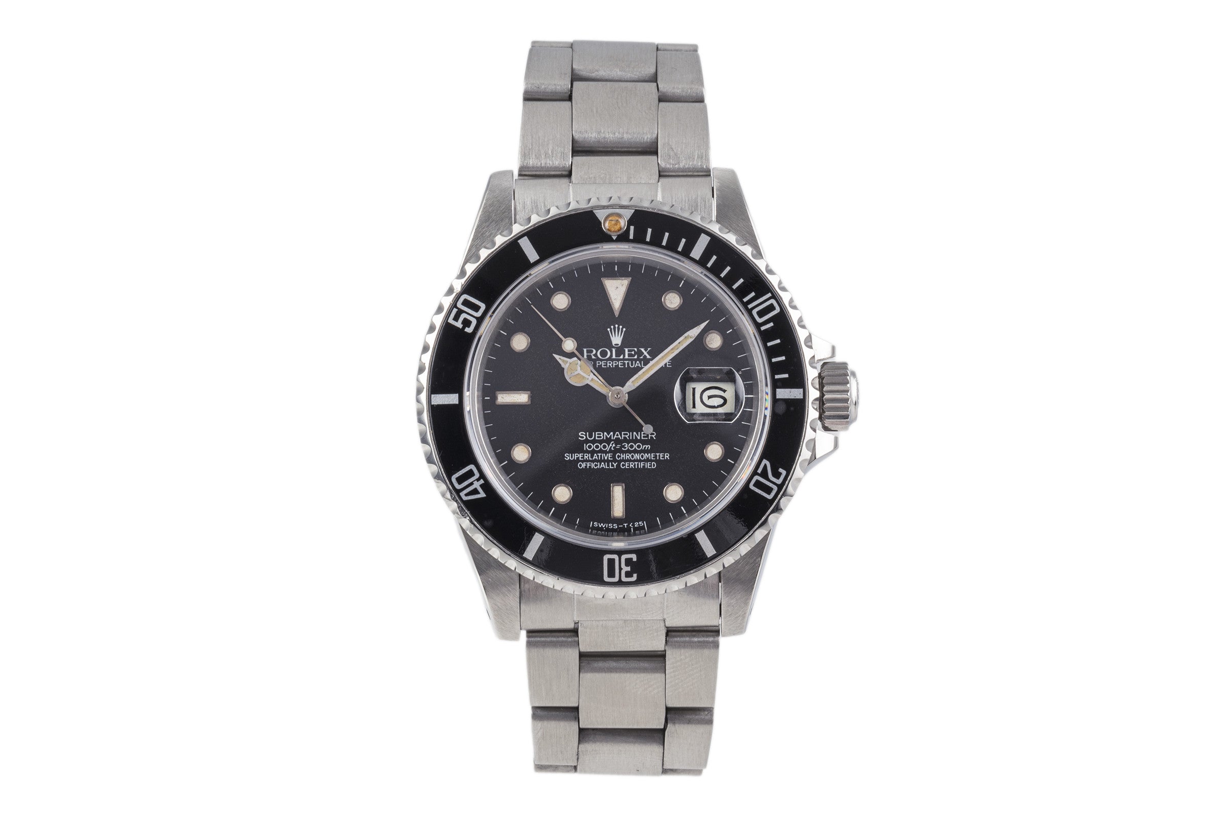 Rolex Submariner Date Edelstahl Automatik Herrenuhr Oyster Ref. 16800  [2303043]