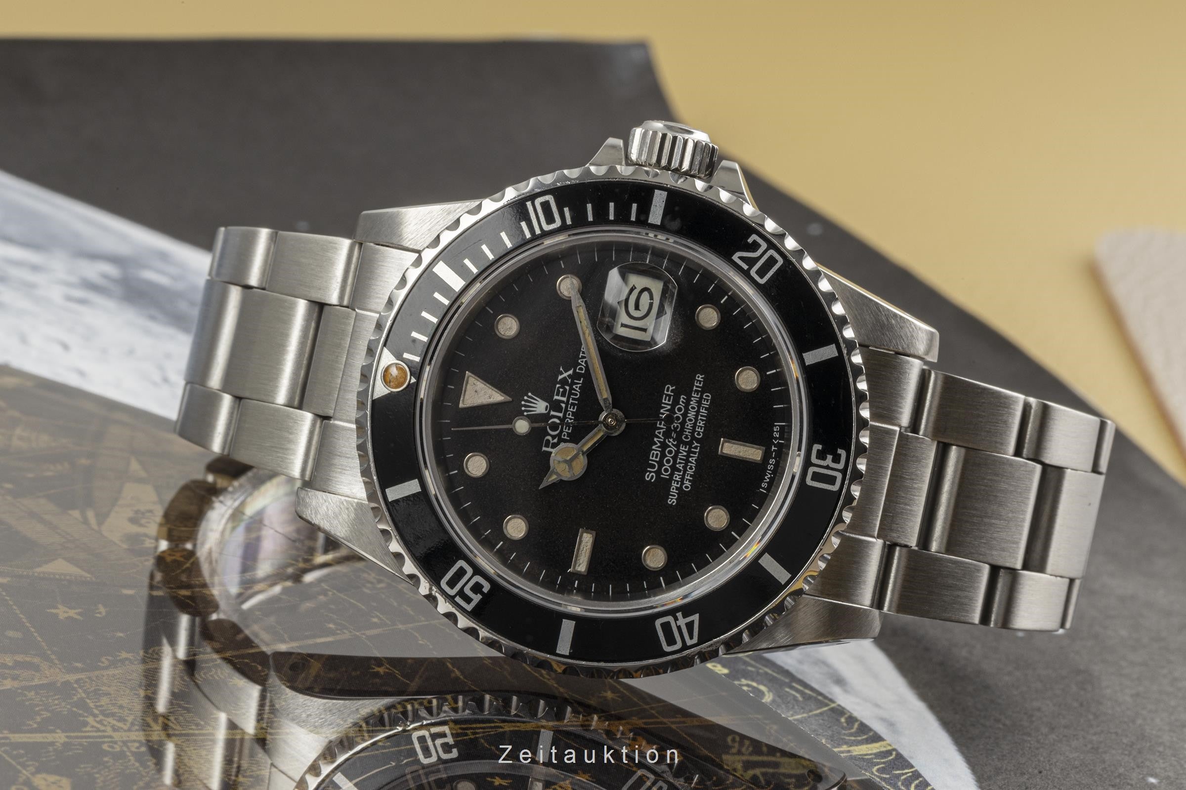 Rolex Submariner Date Edelstahl Automatik Herrenuhr Oyster Ref. 16800  [2303043]