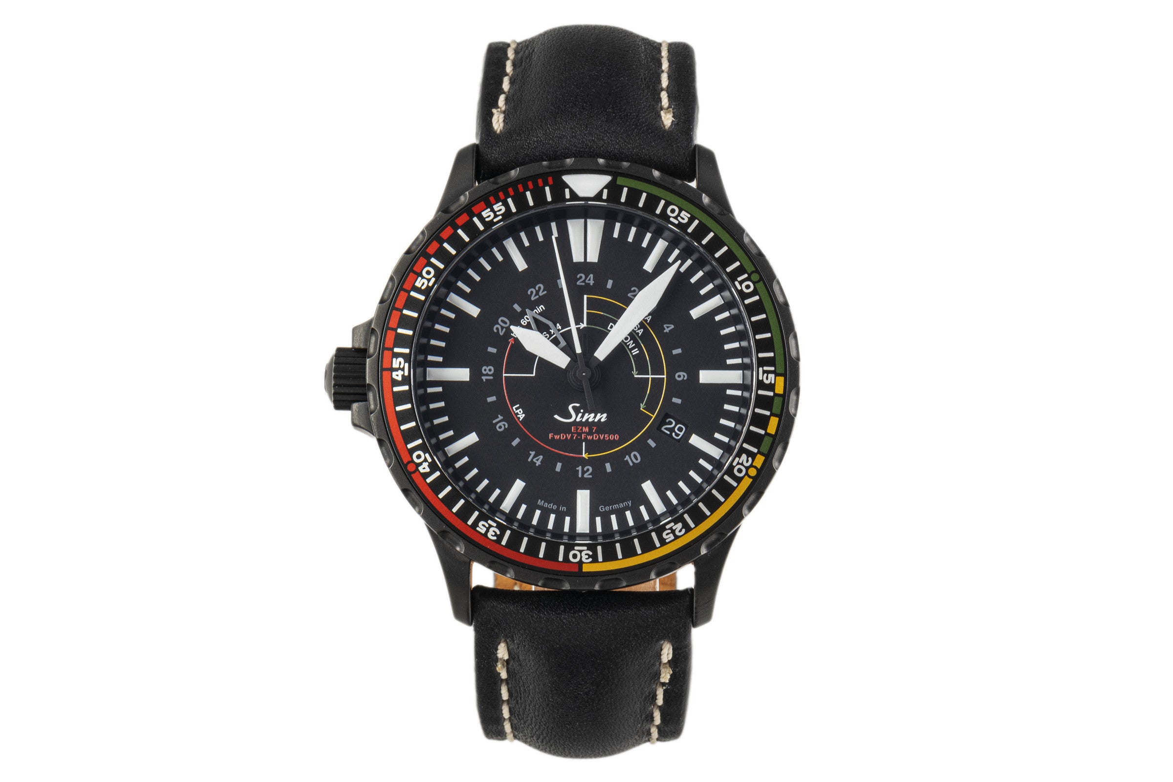 Sinn EZM 7 Stahl Automatik Herrenuhr Ref. 857.050 Limitiert B&P 2020 [2303046]