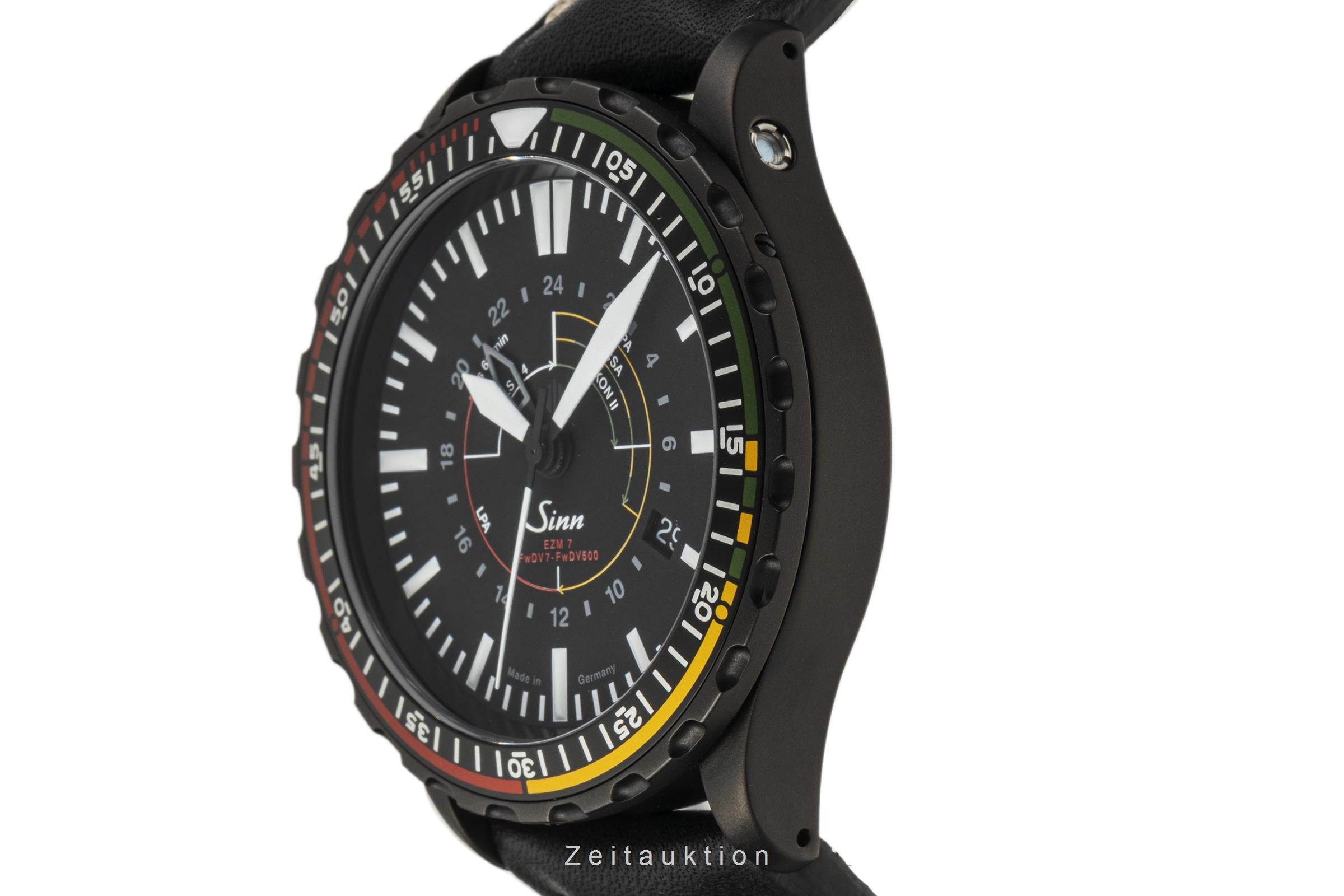 Sinn EZM 7 Stahl Automatik Herrenuhr Ref. 857.050 Limitiert B&P 2020 [2303046]