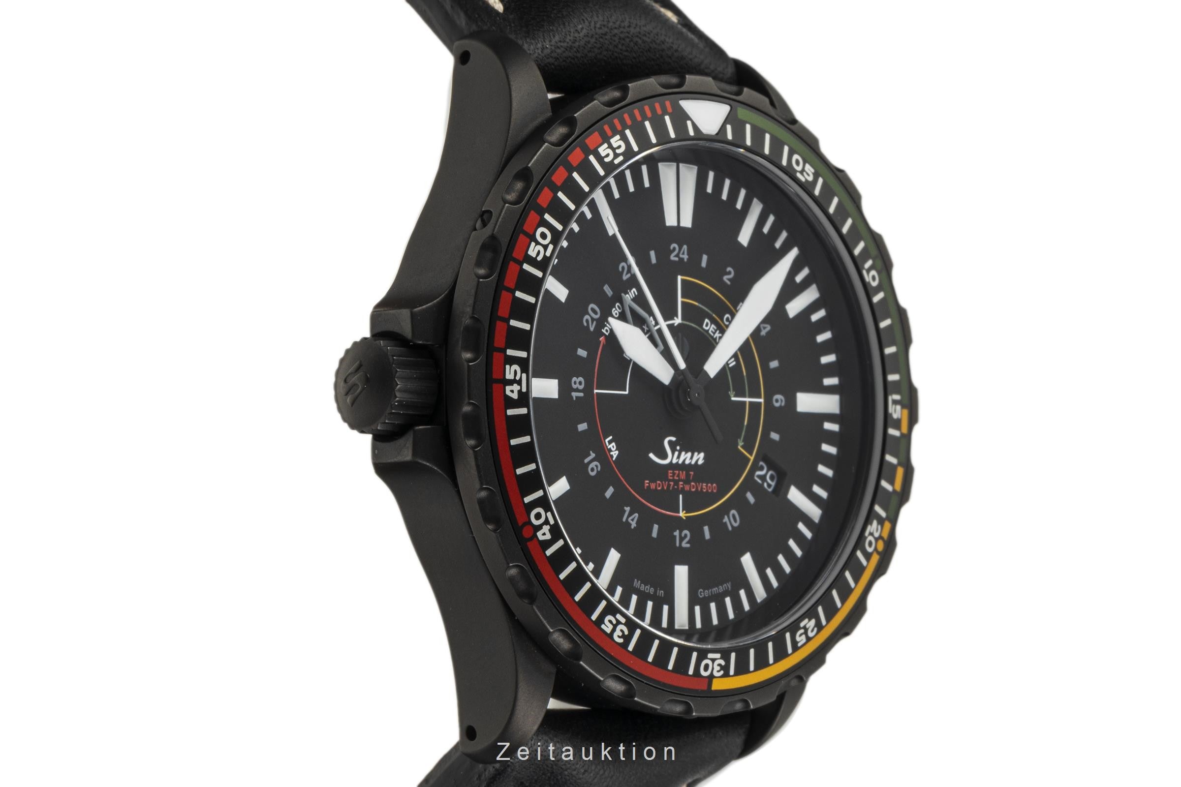 Sinn EZM 7 Stahl Automatik Herrenuhr Ref. 857.050 Limitiert B&P 2020 [2303046]