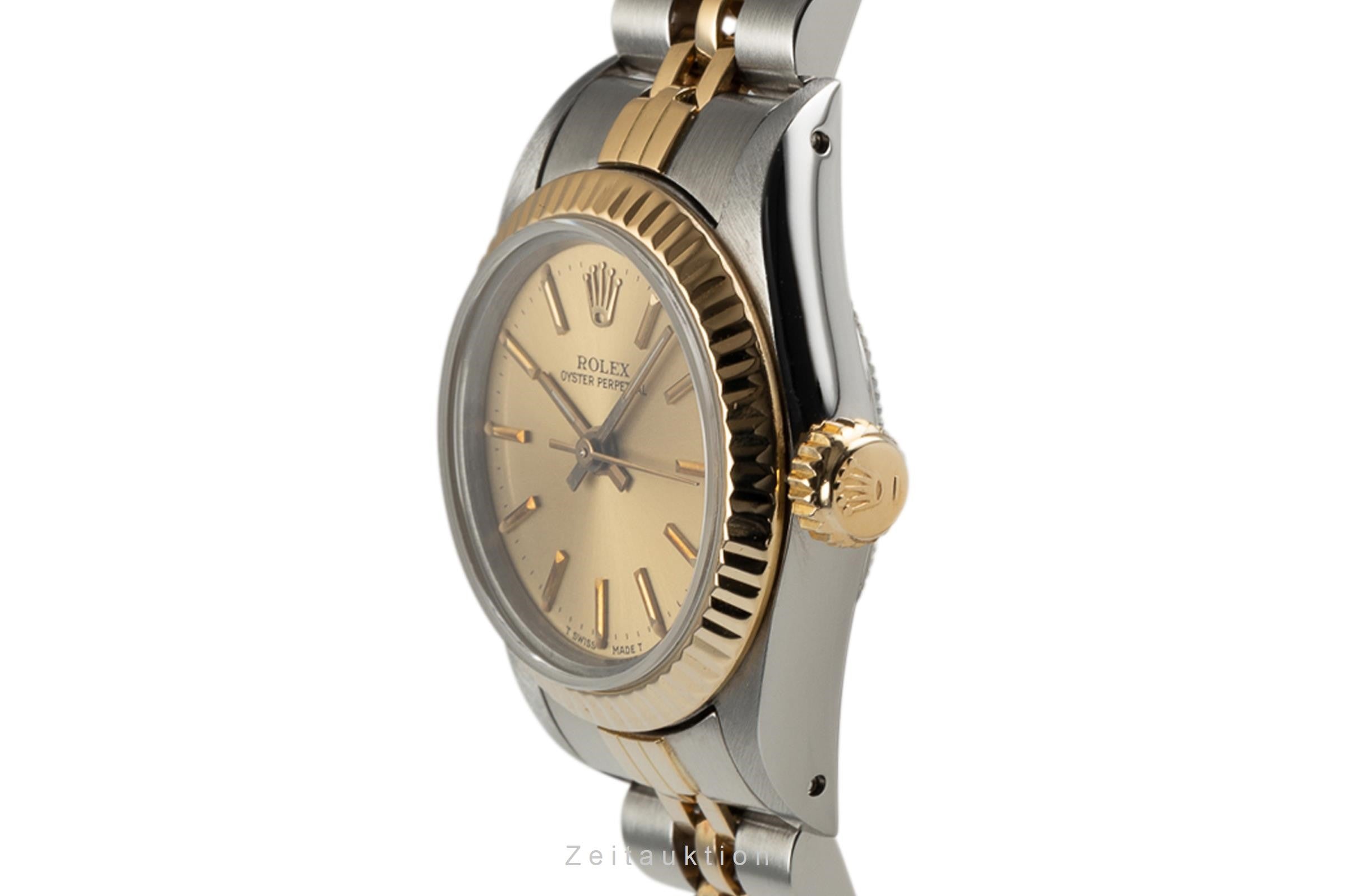 Rolex Oyster Perpetual acier / or  automatique montre pour femmes 67193 LP: 5450EUR  [2303078]
