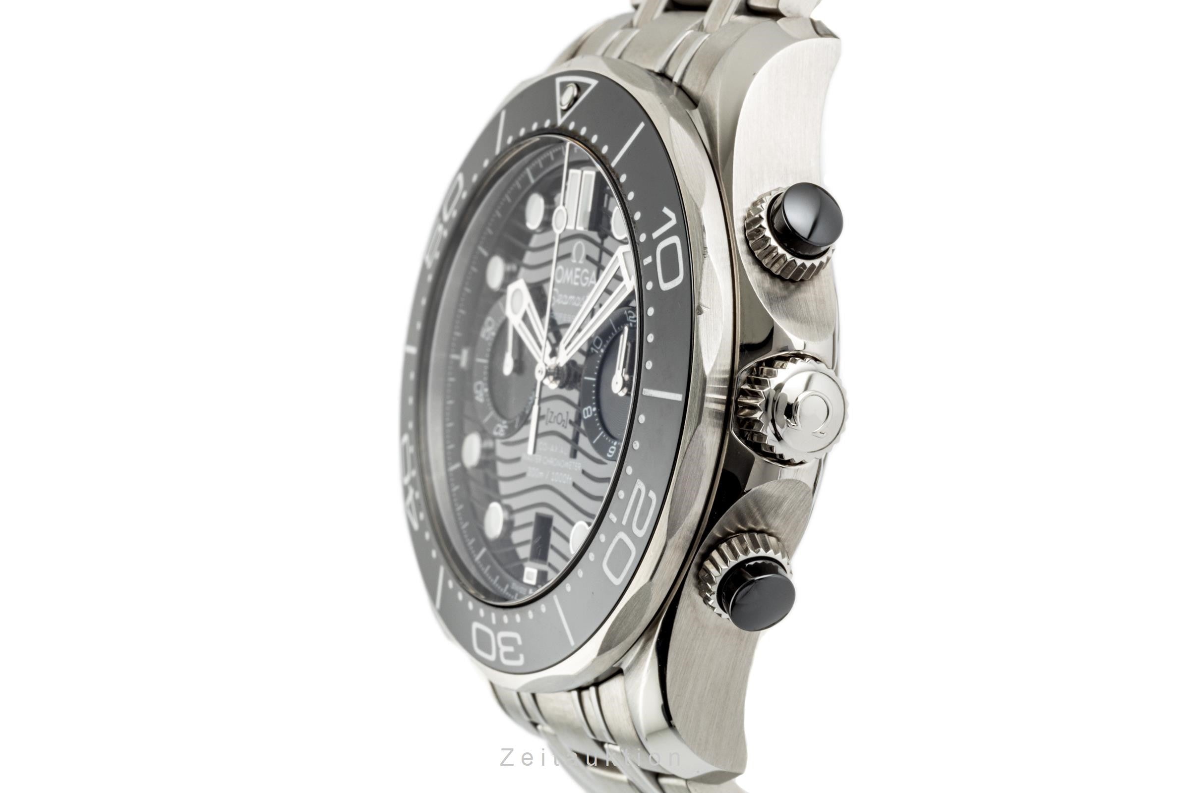 Omega Seamaster chronograph steel automatic men's watch 210.32.44.51.01.001 LP: 8700EUR  [2303086]