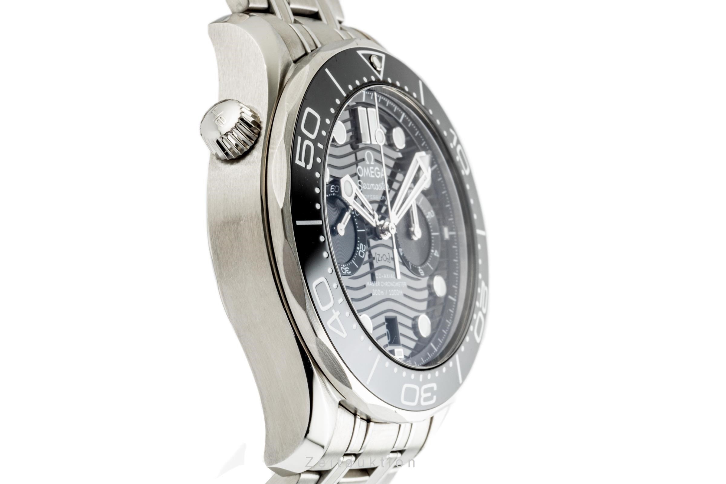 Omega Seamaster chronograph steel automatic men's watch 210.32.44.51.01.001 LP: 8700EUR  [2303086]