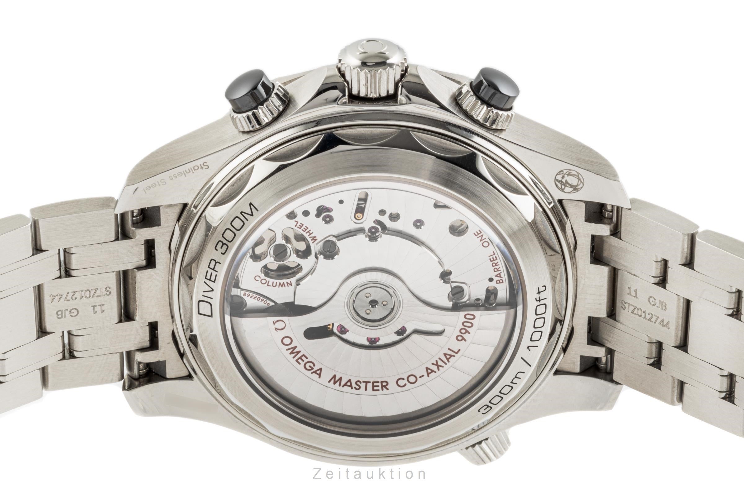Omega Seamaster chronograph steel automatic men's watch 210.32.44.51.01.001 LP: 8700EUR  [2303086]
