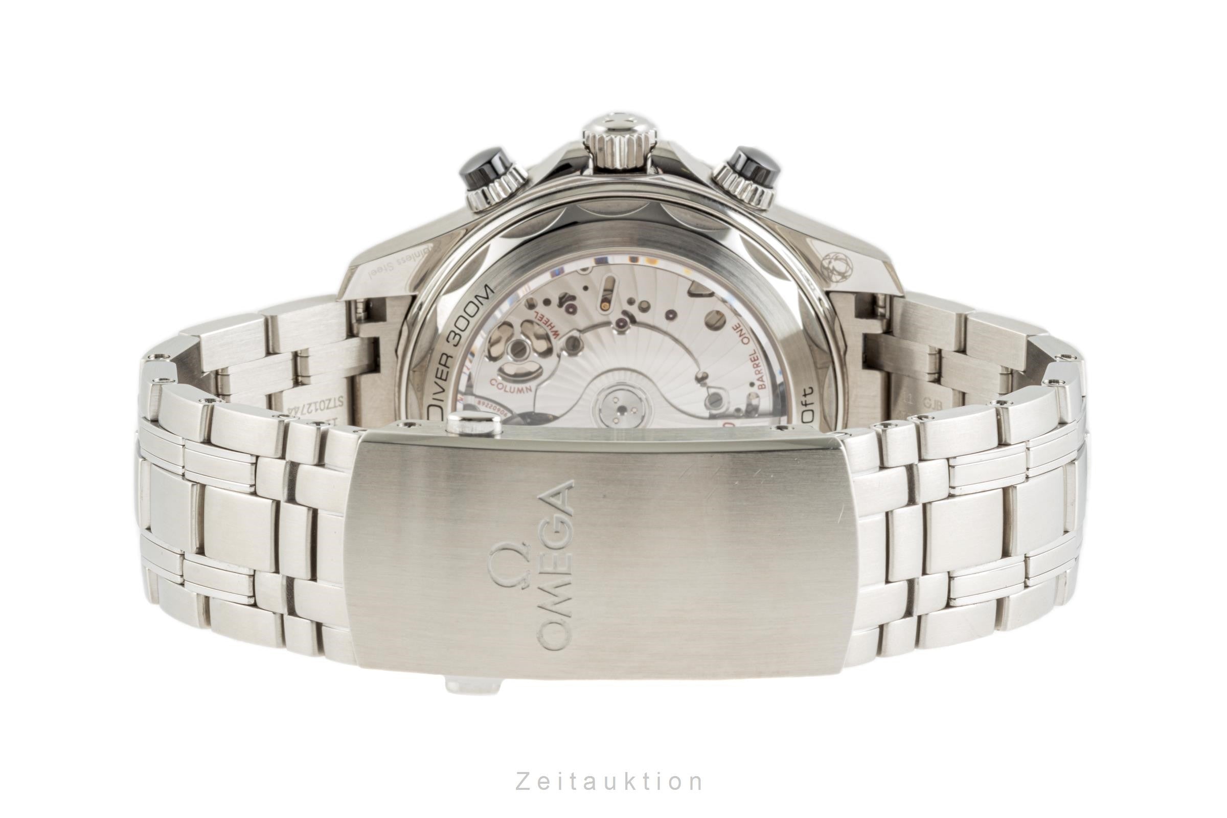 Omega Seamaster chronograph steel automatic men's watch 210.32.44.51.01.001 LP: 8700EUR  [2303086]