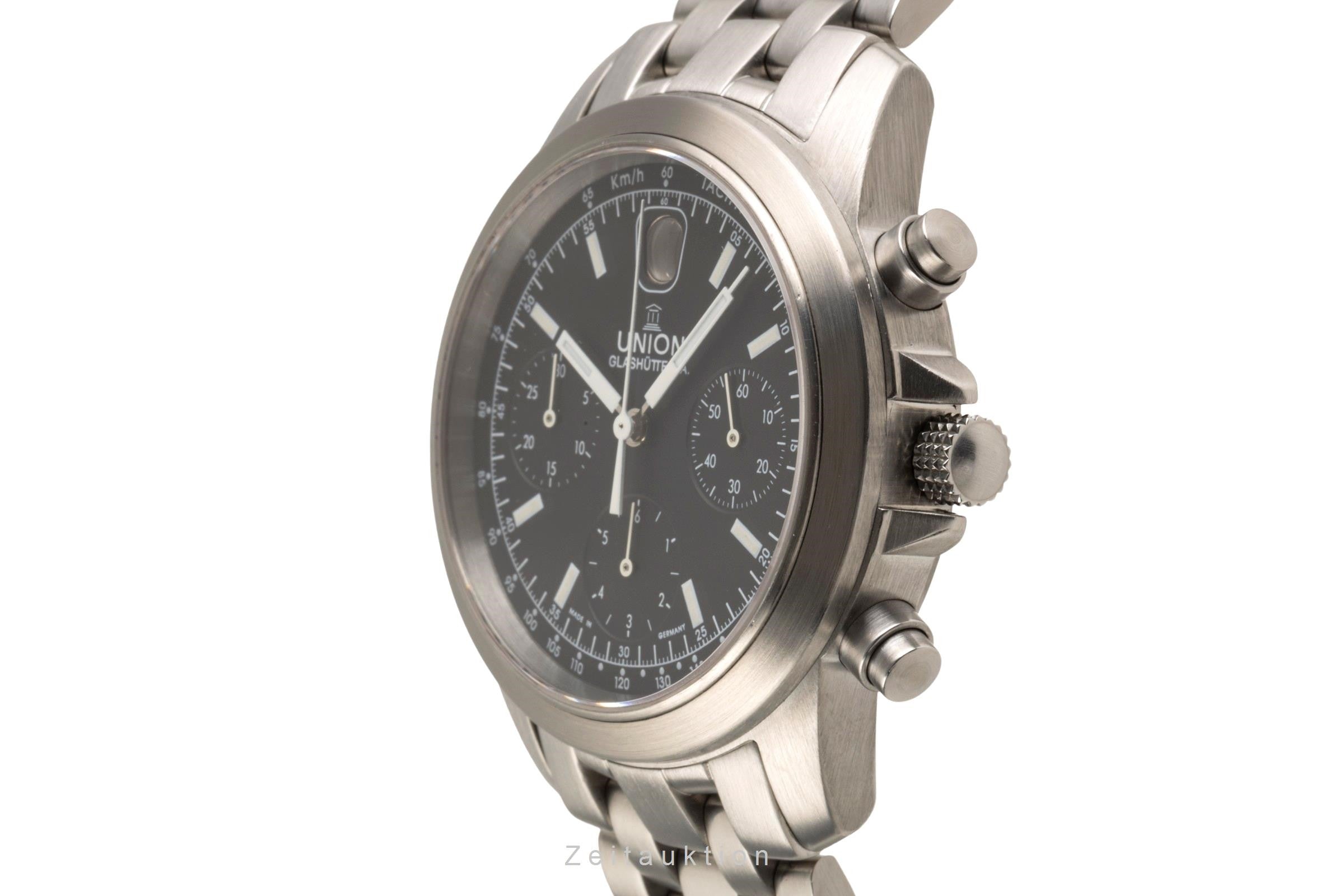 Union Glashütte Fliegeruhr Chronograph Automatik 26-32-09-05-10 VP: 3600,- € [2303134]