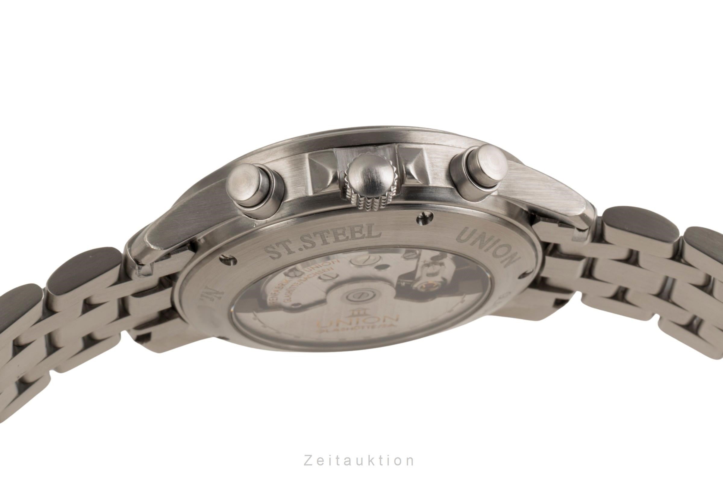 Union Glashütte Fliegeruhr Chronograph Automatik 26-32-09-05-10 VP: 3600,- € [2303134]