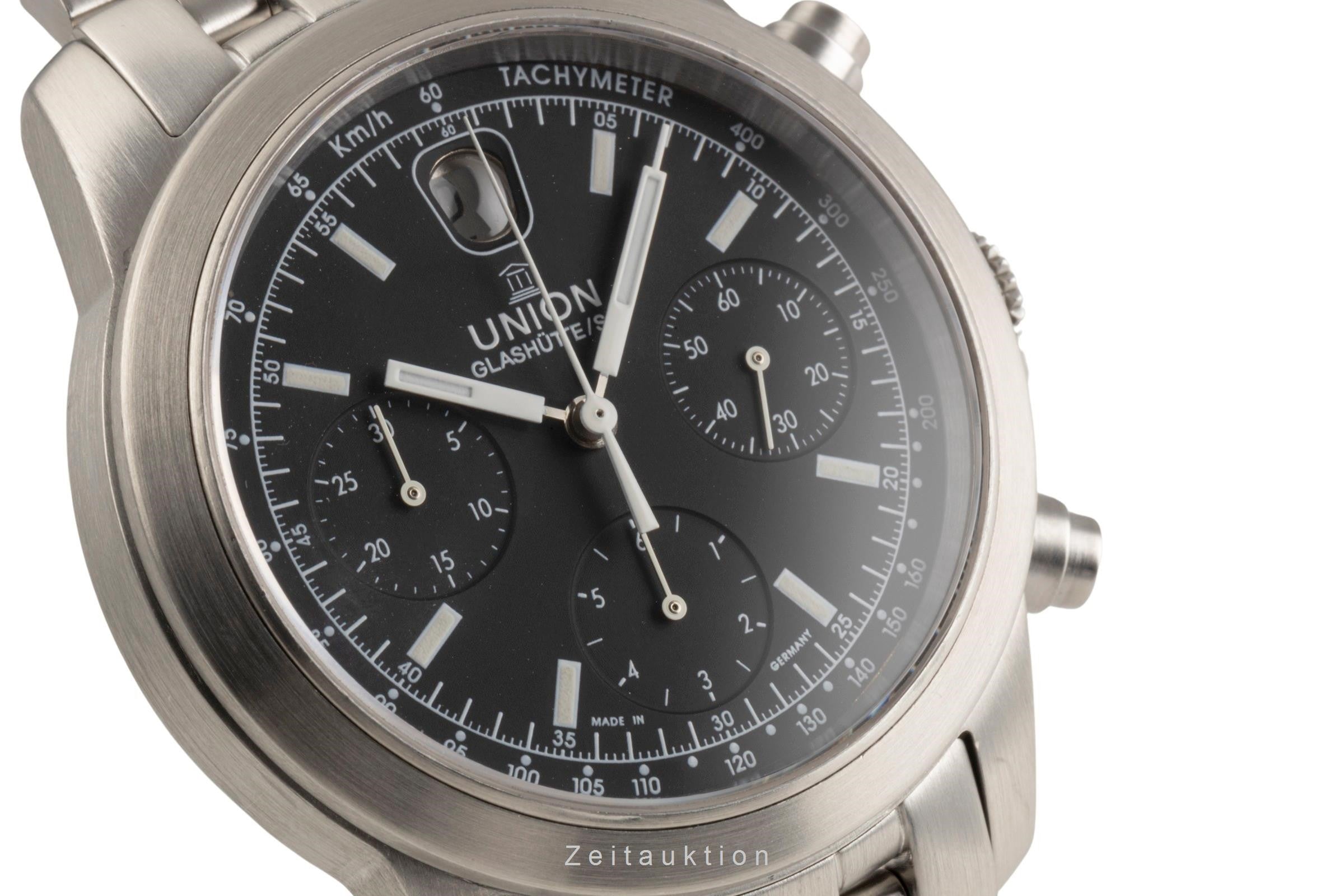 Union Glashütte Fliegeruhr Chronograph Automatik 26-32-09-05-10 VP: 3600,- € [2303134]