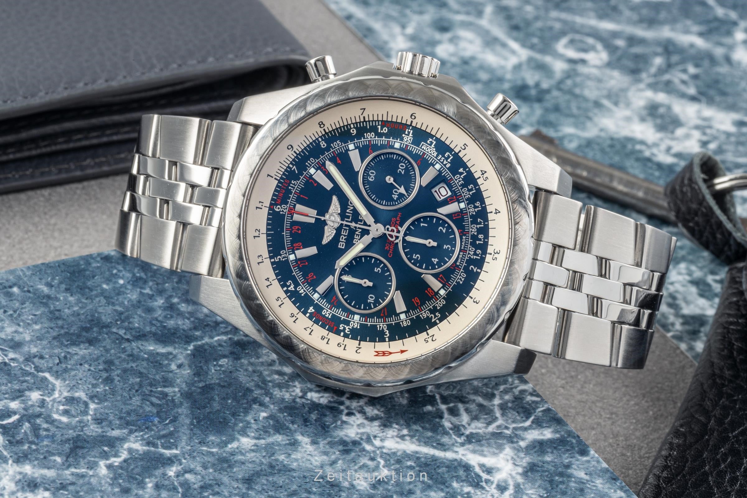 Breitling Bentley Motors T Chronograph Edelstahl Automatik Herrenuhr Ref. A25365 [2303149]