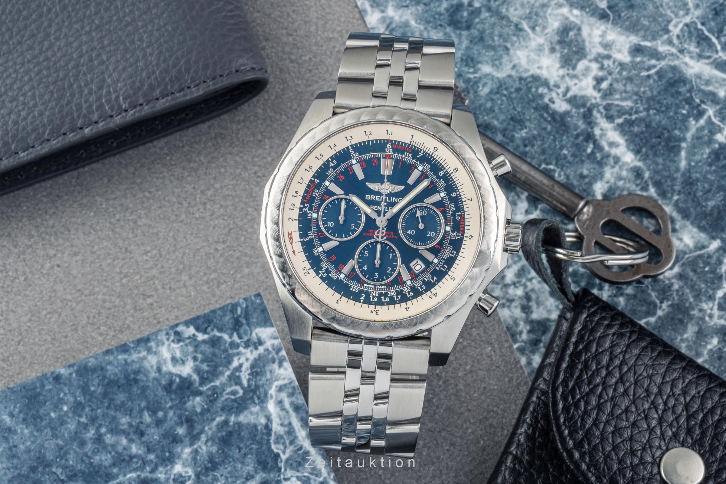 Breitling Bentley Motors T Chronograph Edelstahl Automatik Herrenuhr Ref. A25365 [2303149]