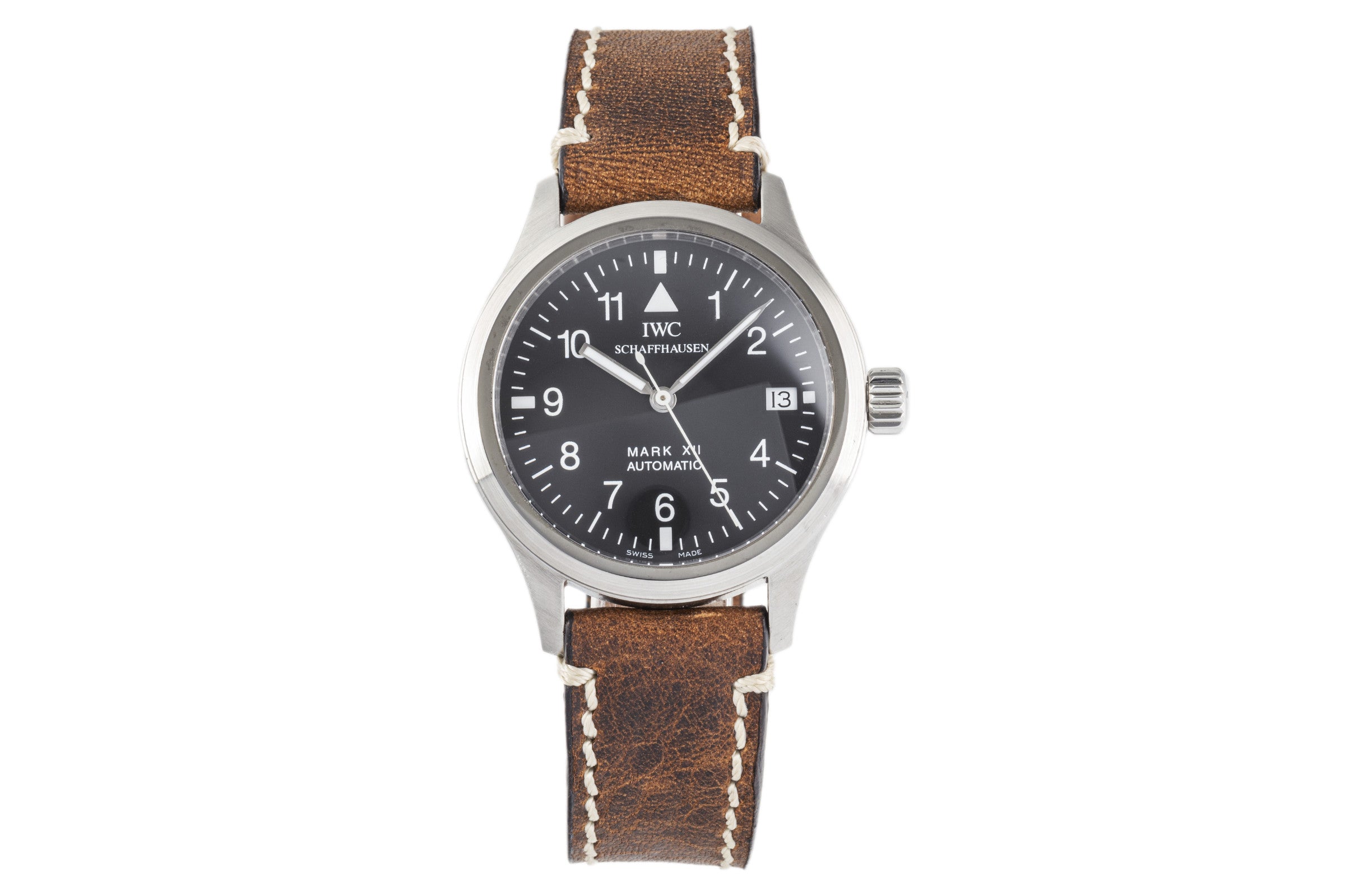 IWC Schaffhausen Pilot Mark XII Automatik Edelstahl Herrenuhr Ref. 3241 [2303159]