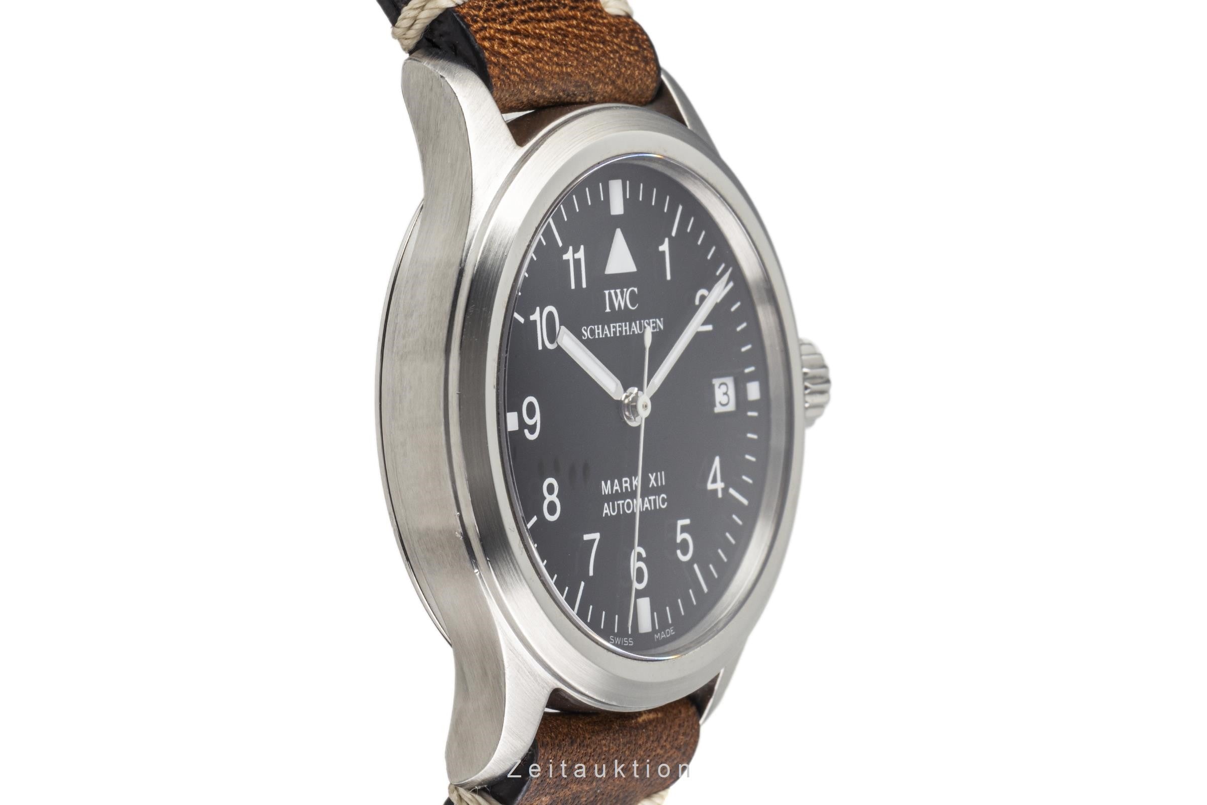 IWC Schaffhausen Pilot Mark XII Automatik Edelstahl Herrenuhr Ref. 3241 [2303159]