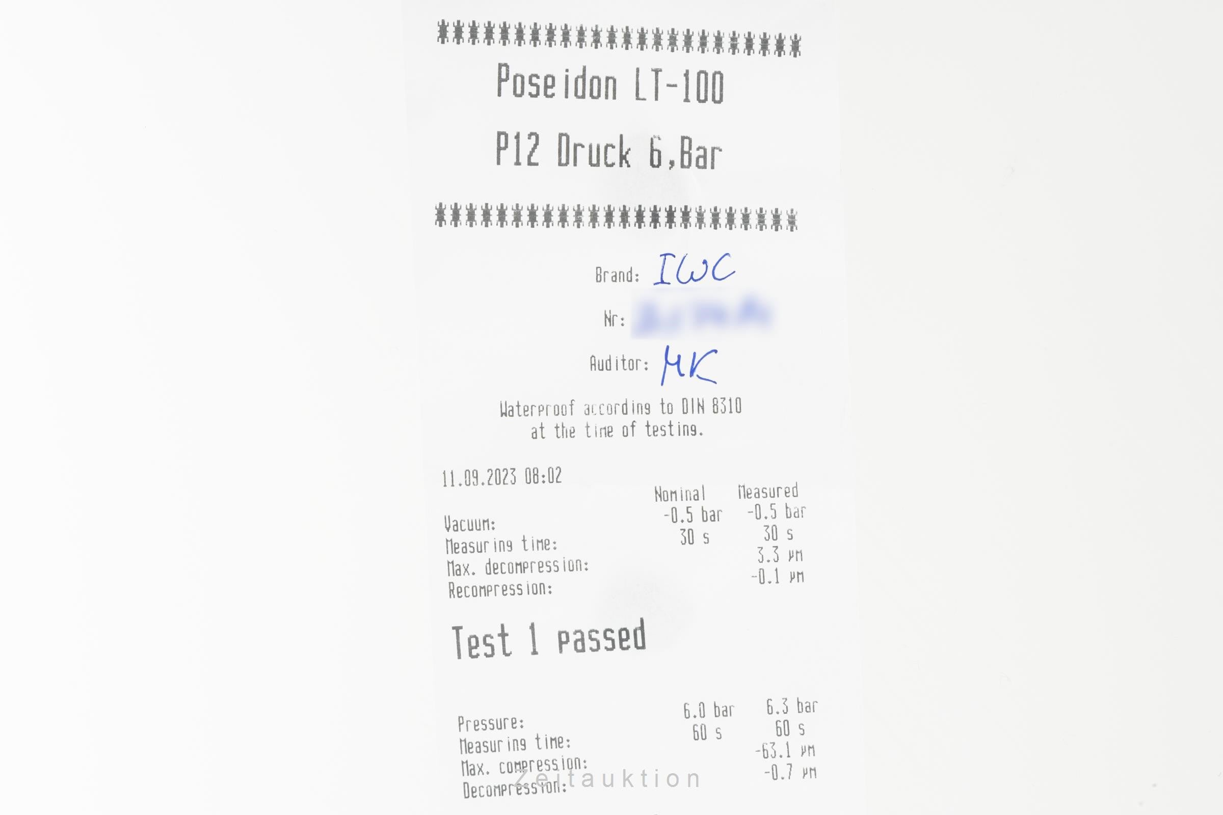 IWC Schaffhausen Pilot Mark XII Automatik Edelstahl Herrenuhr Ref. 3241 [2303159]