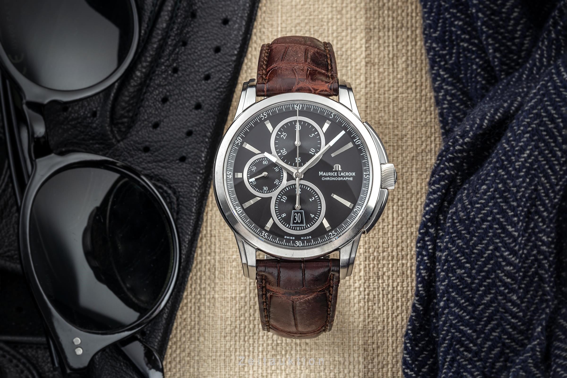 Maurice Lacroix Pontos cronografo acciaio automatismo orologio da uomo PT6178/88  [2303168]